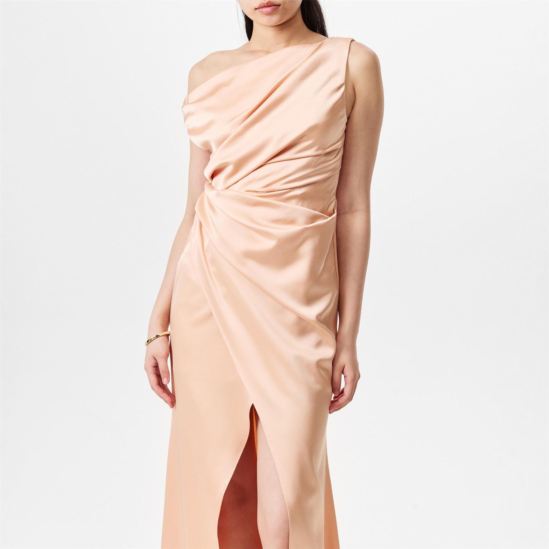 Jarlo Gianna One Shoulder Maxi Slip Dress