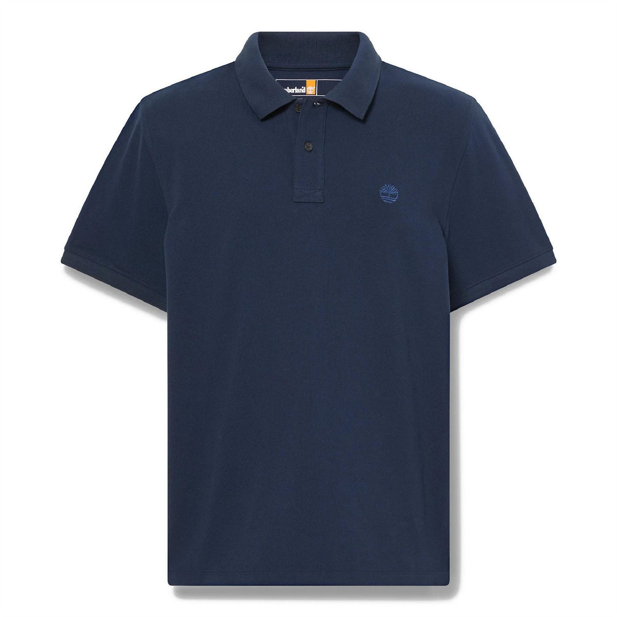 Timberland Millers Timberland Logo Collared Neck Short Sleeve Shirt