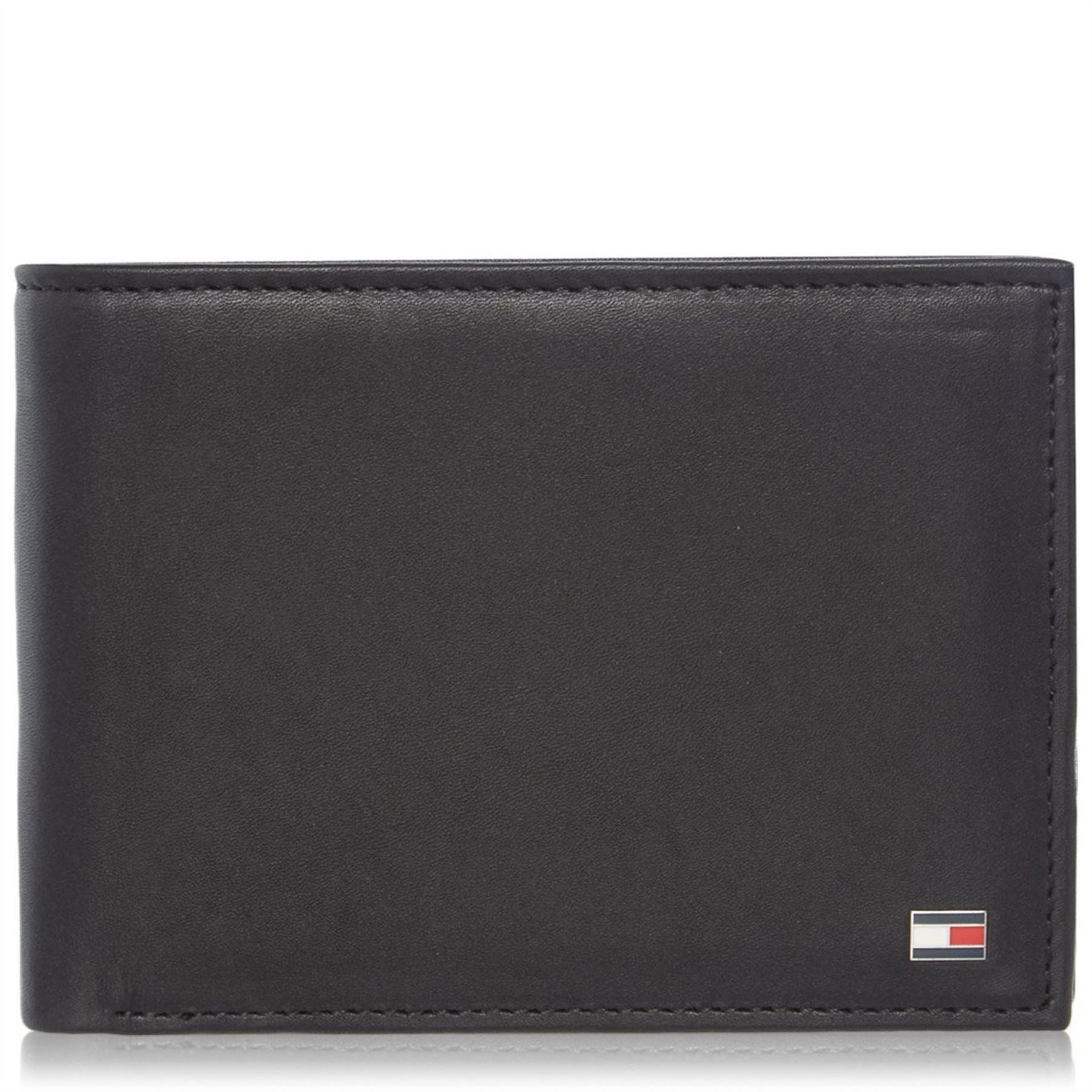 Tommy Hilfiger Bifold Coin Pocket Leather Wallet