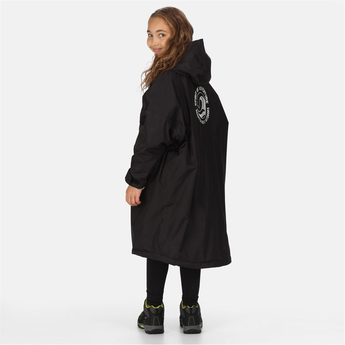 Regatta Kids Fleece Lined Oversized Fit Waterproof Robe