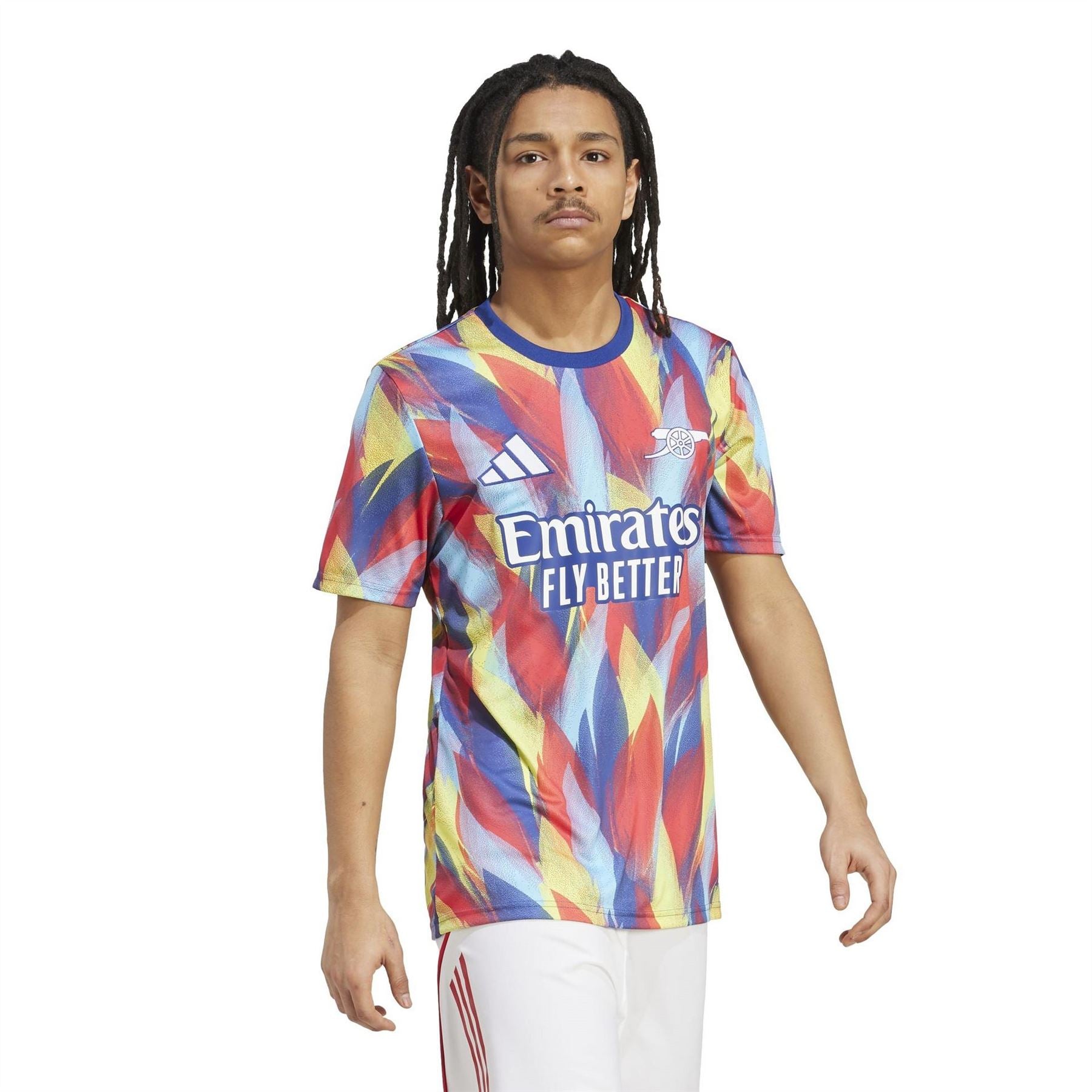 adidas Mens Arsenal Pre Match Shirt 2025 2026