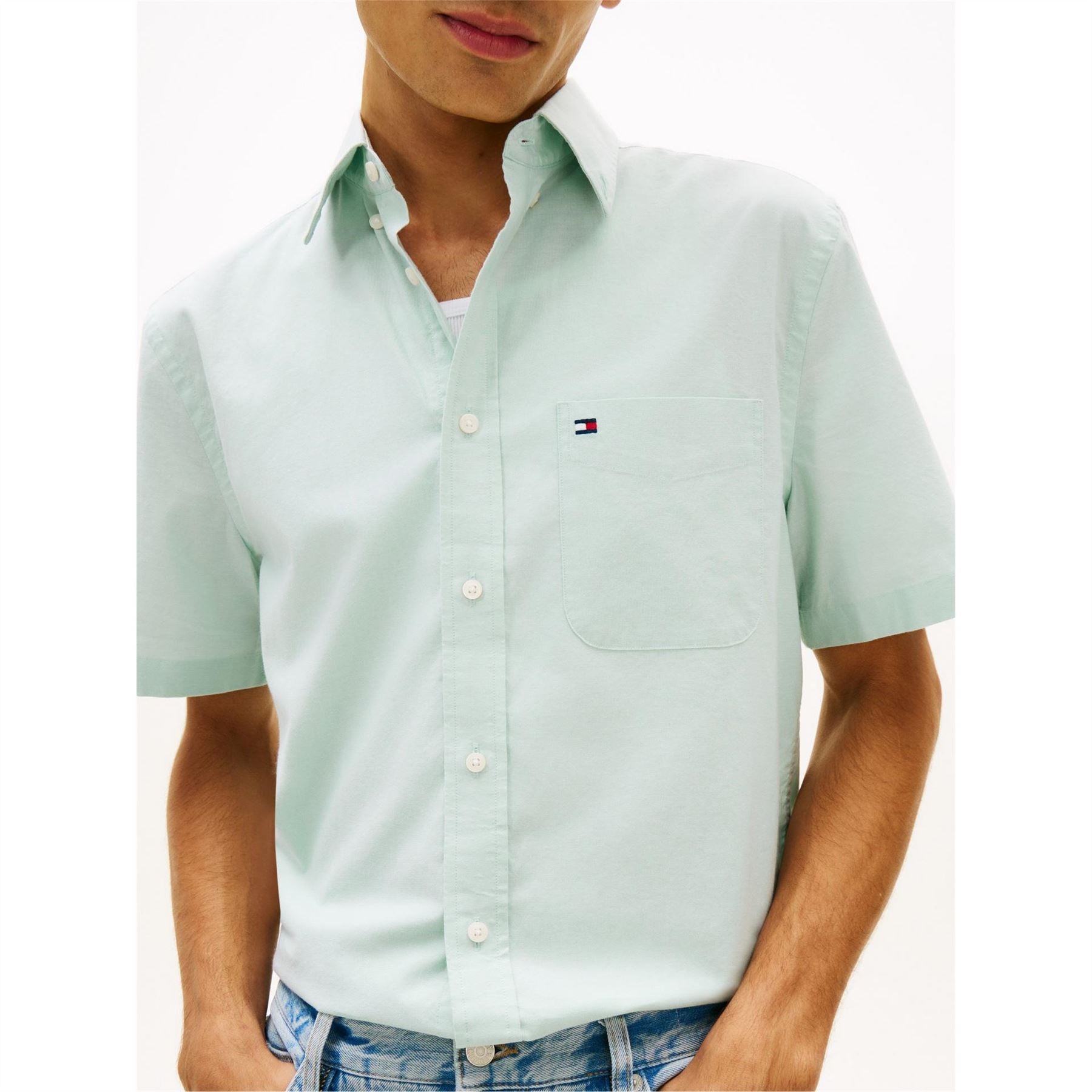 Tommy Hilfiger Short Sleeve Plain Shirt
