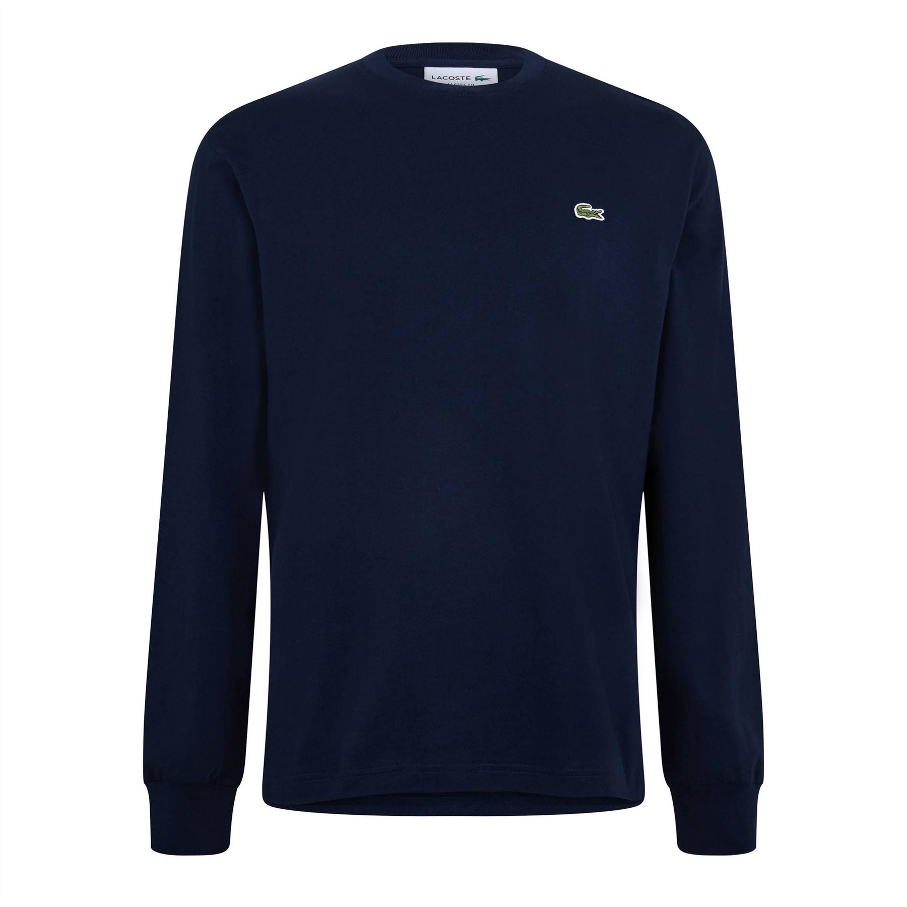 Lacoste Crocodile Logo Crew Neck Long Sleeve T-Shirt