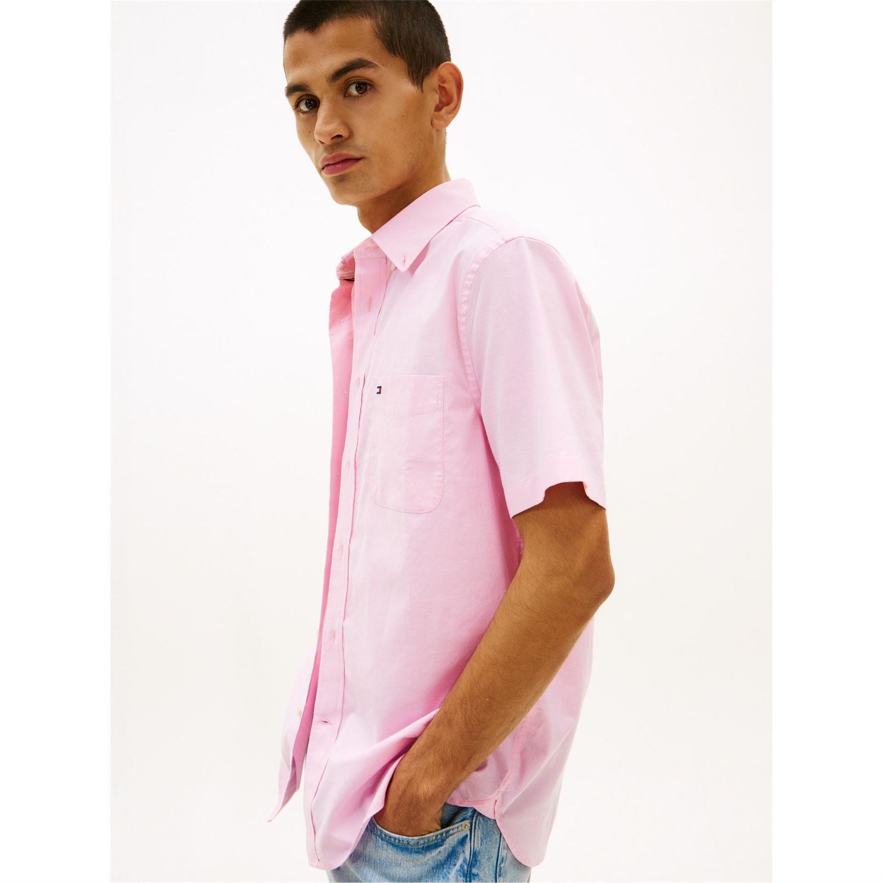 Tommy Hilfiger Short Sleeve Plain Shirt