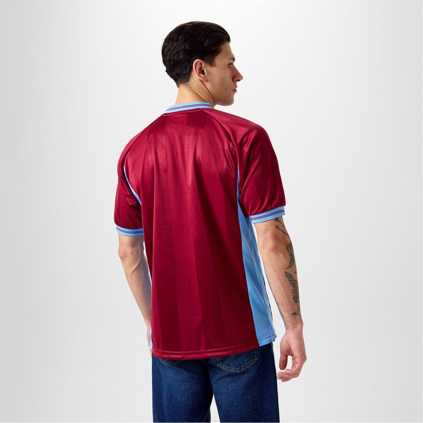 Score Draw Aston Villa Licensed Retro Football Shirt