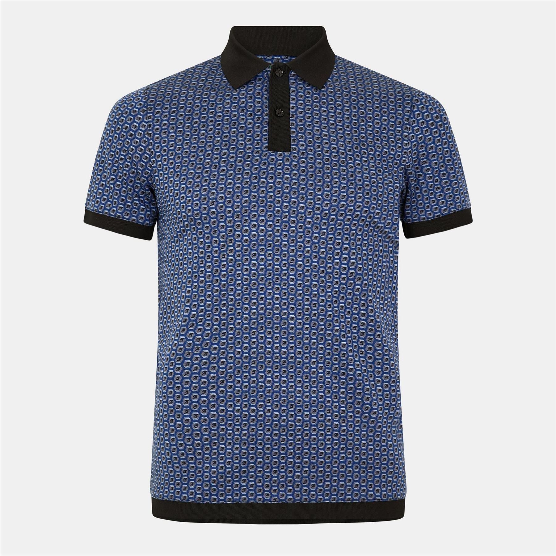 Ted Baker Geo Short Sleeve Polo Shirt