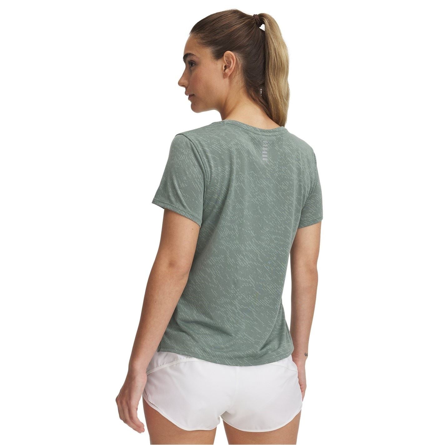 Under Armour Camo Crew Neck Short Sleeve Running Top