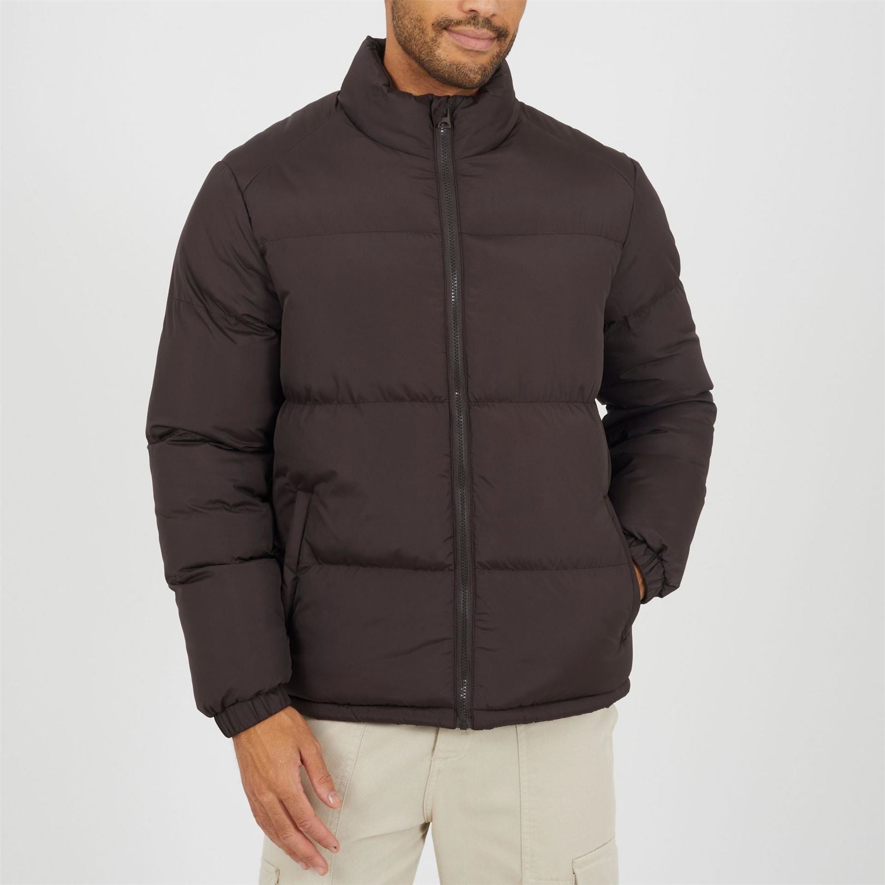 Brave Soul Padded Medium Puffer Jacket