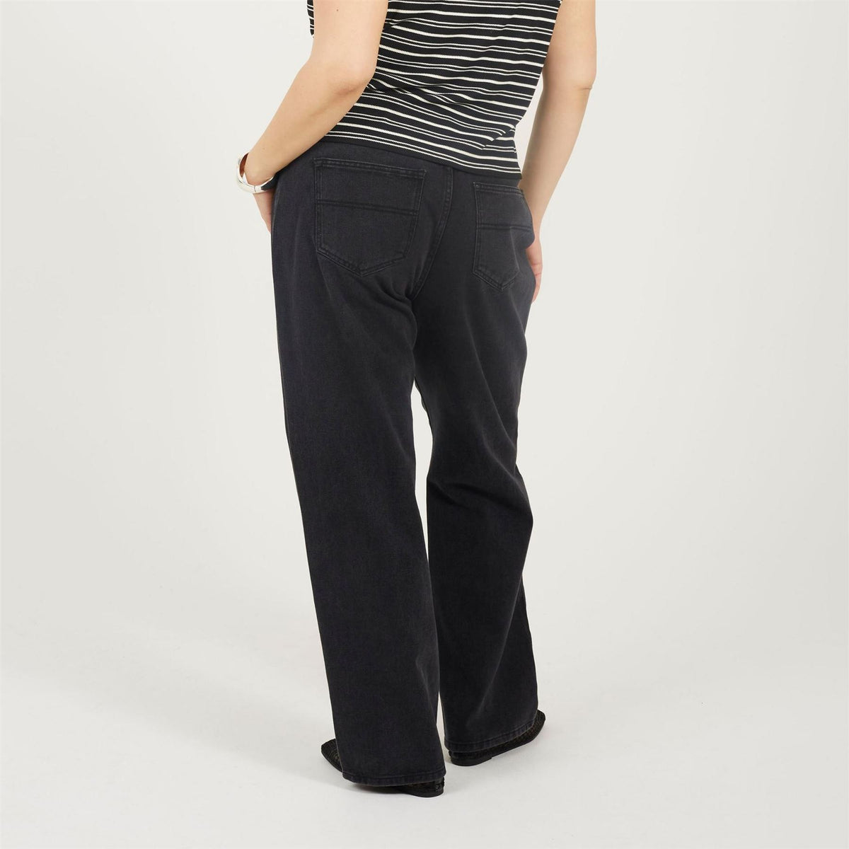 Brave Soul Womens Plus Size Jeans Wuth Turn Up Hem