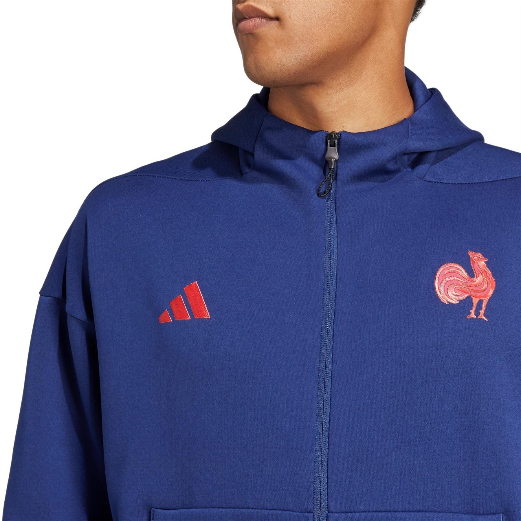 adidas adidas France Rugby Travel Tracksuit Top 2024