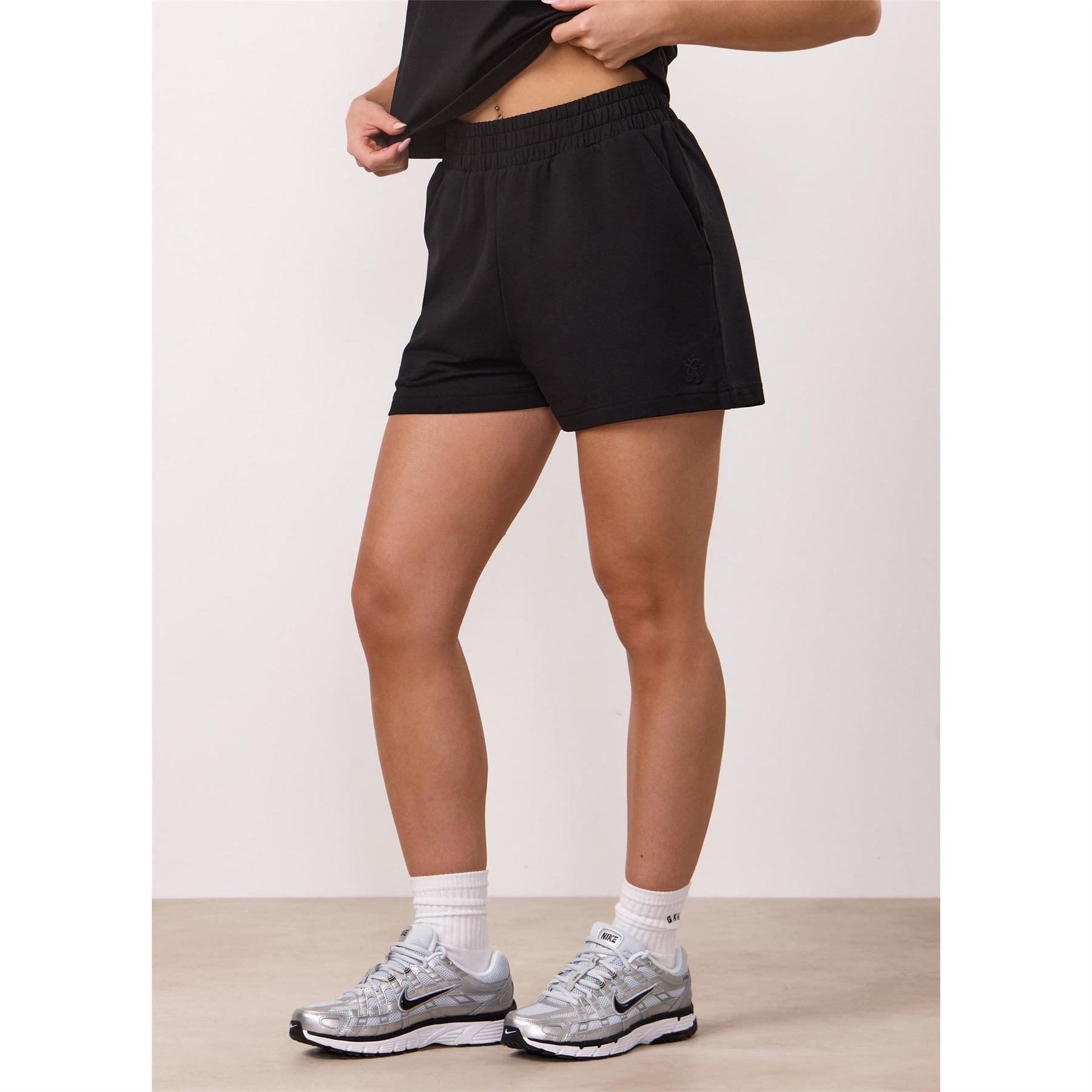 Gym King King Victory Cotton Loopback Short   Black