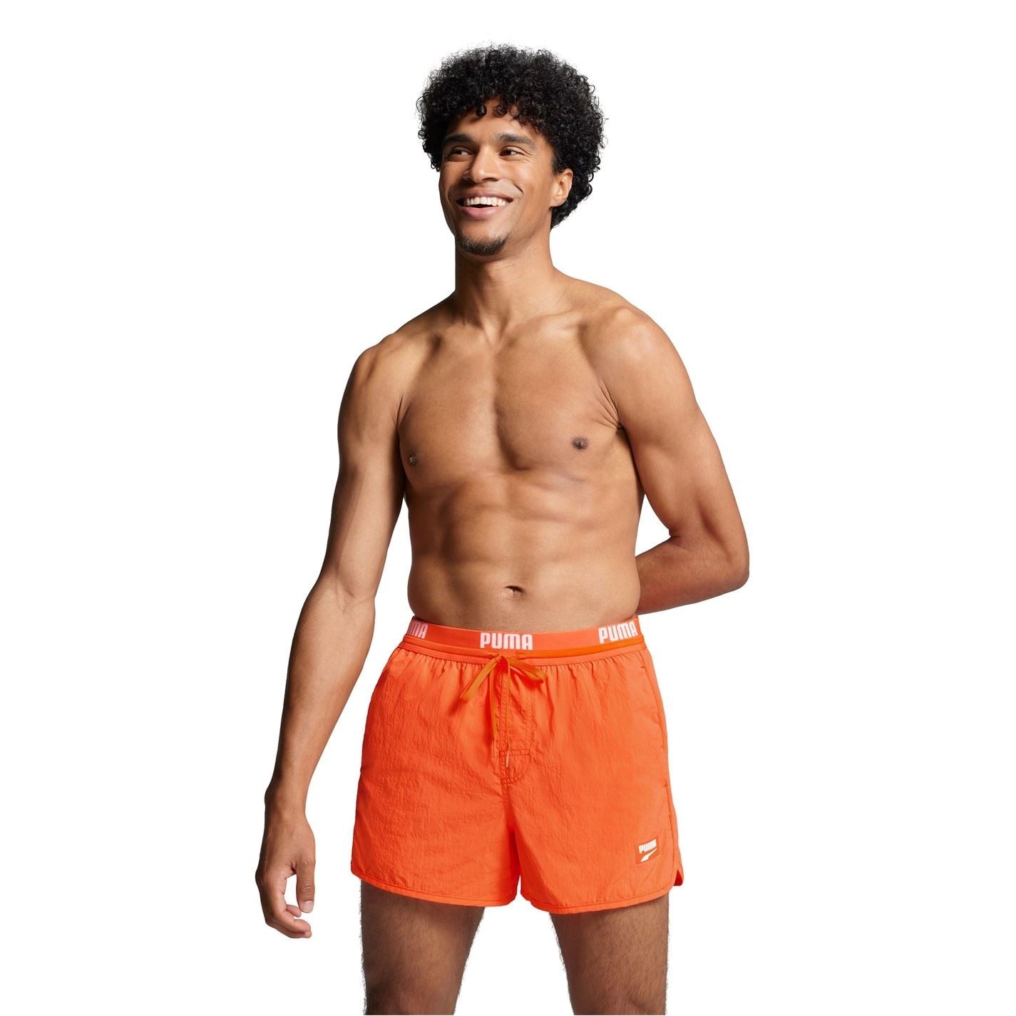 Puma Logo Embellish Swim Trunk