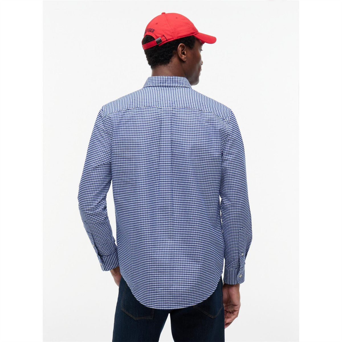 Tommy Hilfiger Oxford Gingham Cotton Long Sleeve Shirt