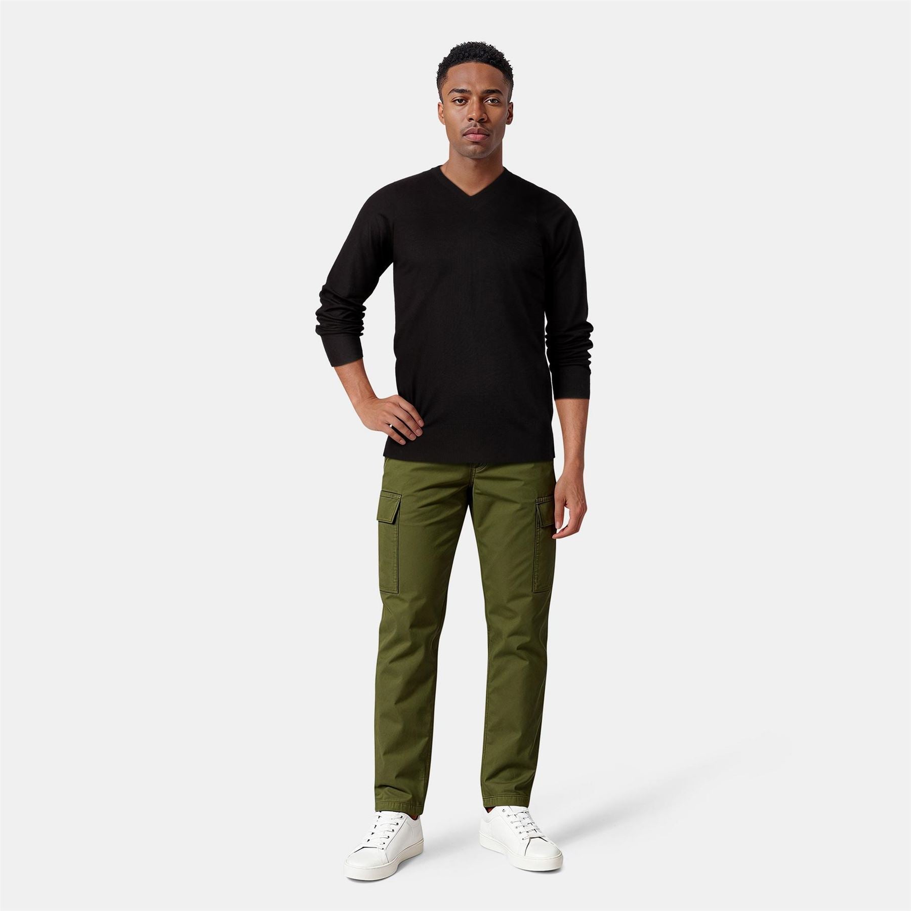 Lyle and Scott Merrick V-Neck Long Sleeve Sweater
