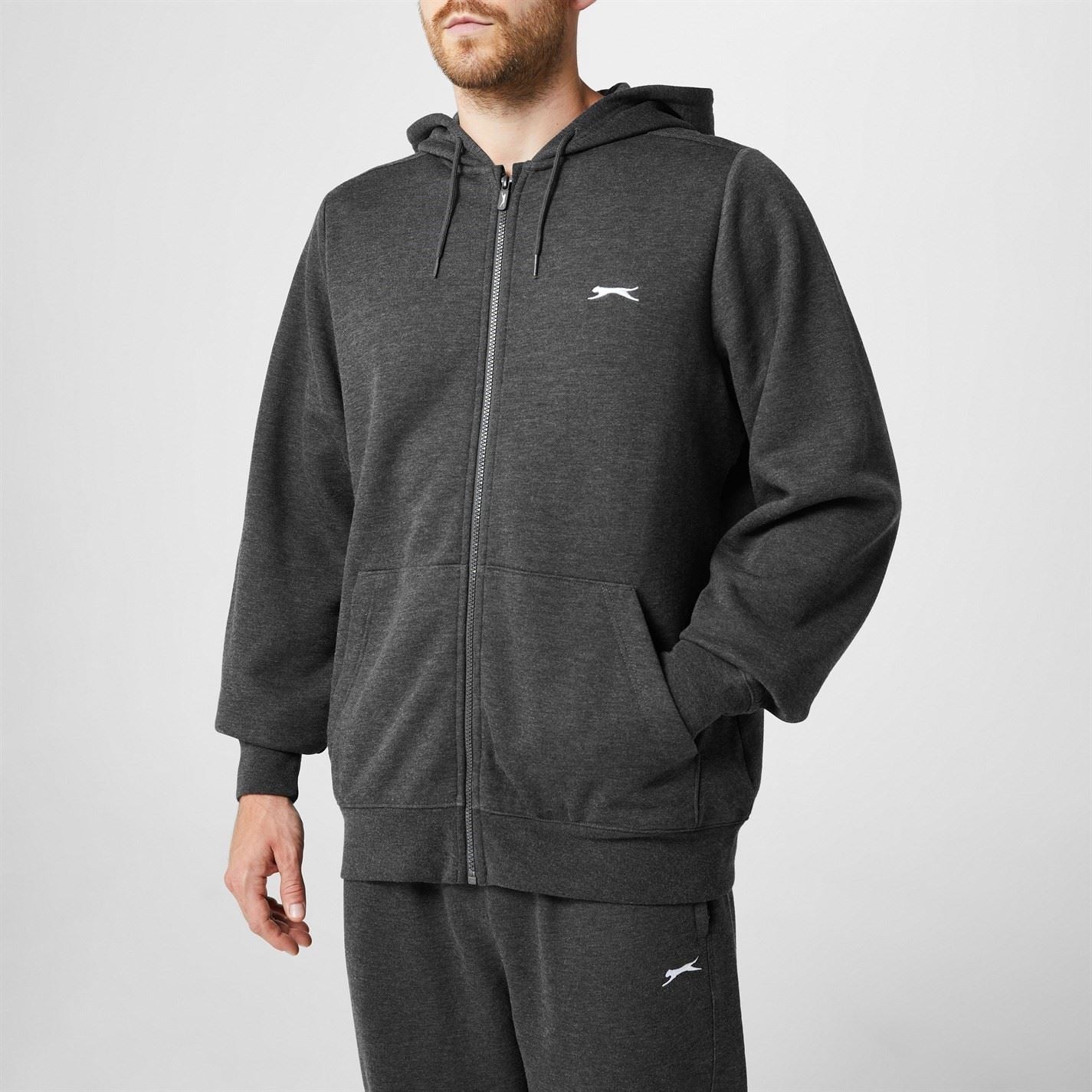 Slazenger Mens Full Zip Hoodie