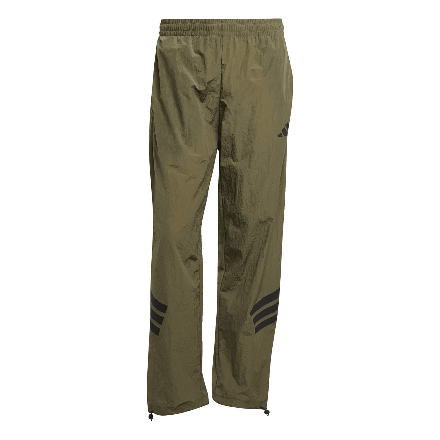 adidas Mens Future Icons 3 Stripes Woven Tracksuit Bottoms