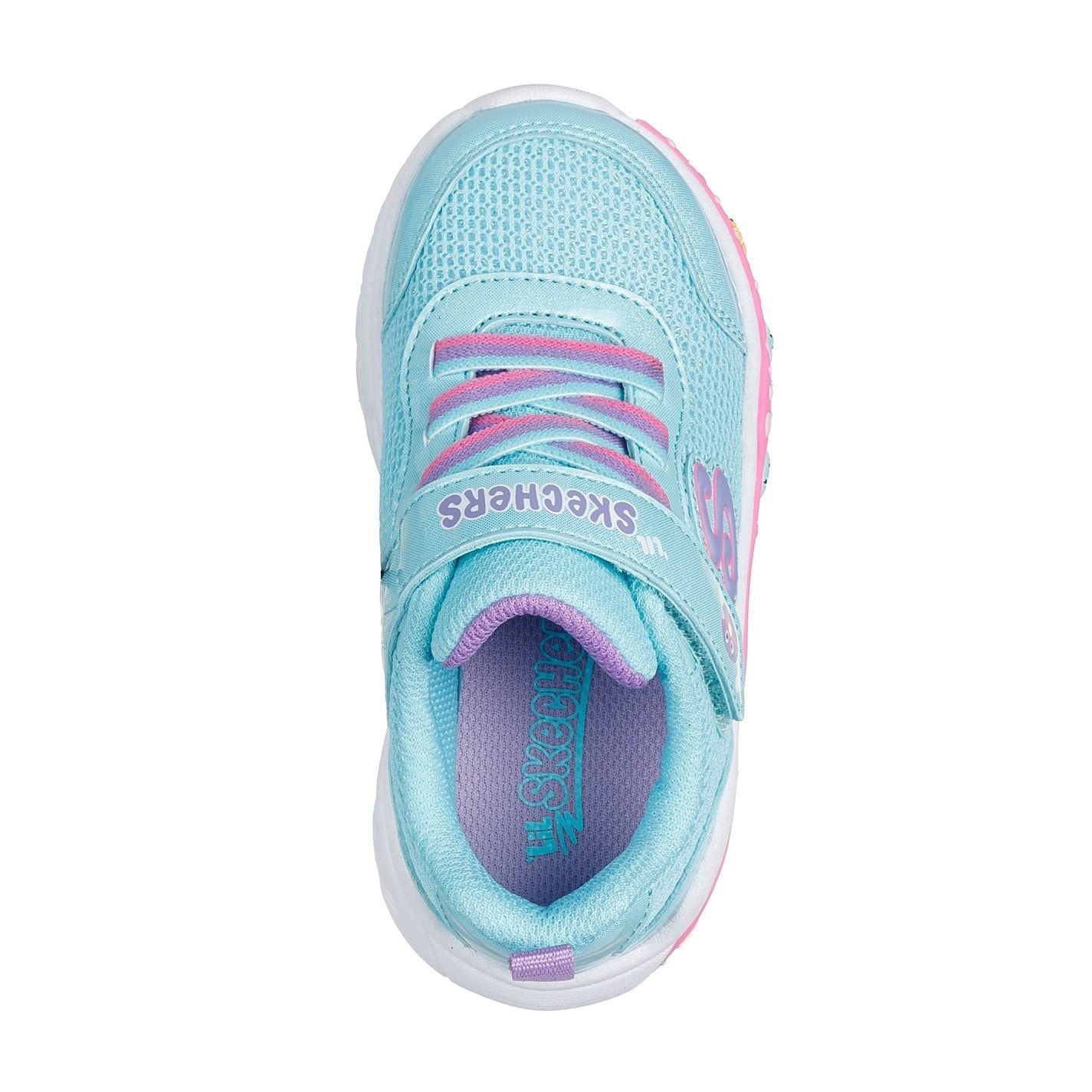 Skechers Gore  And  Strap Thematic Wrap Sneaker Runners Girls