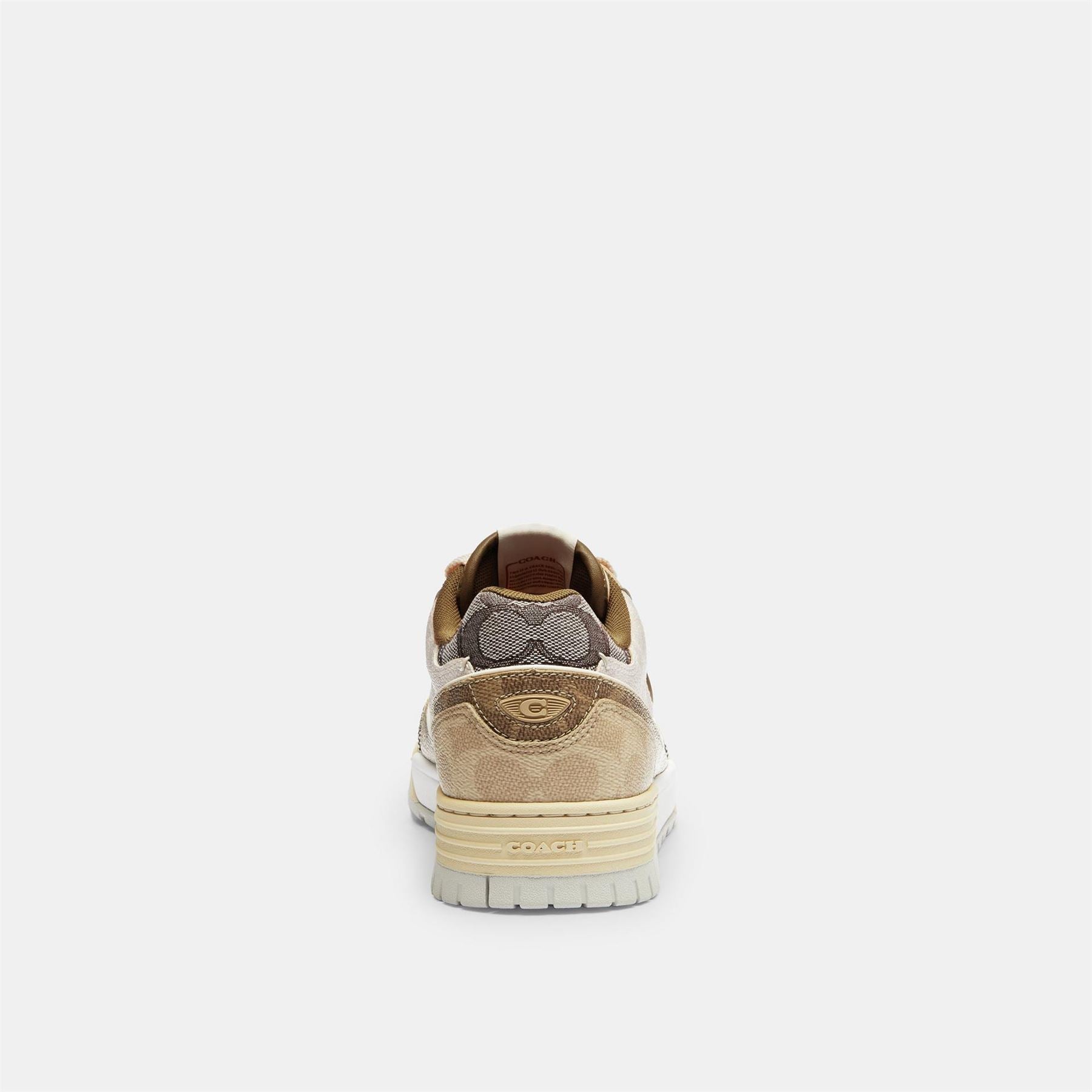 Coach Color Block Embossed Logo Lace-Up Trainers
