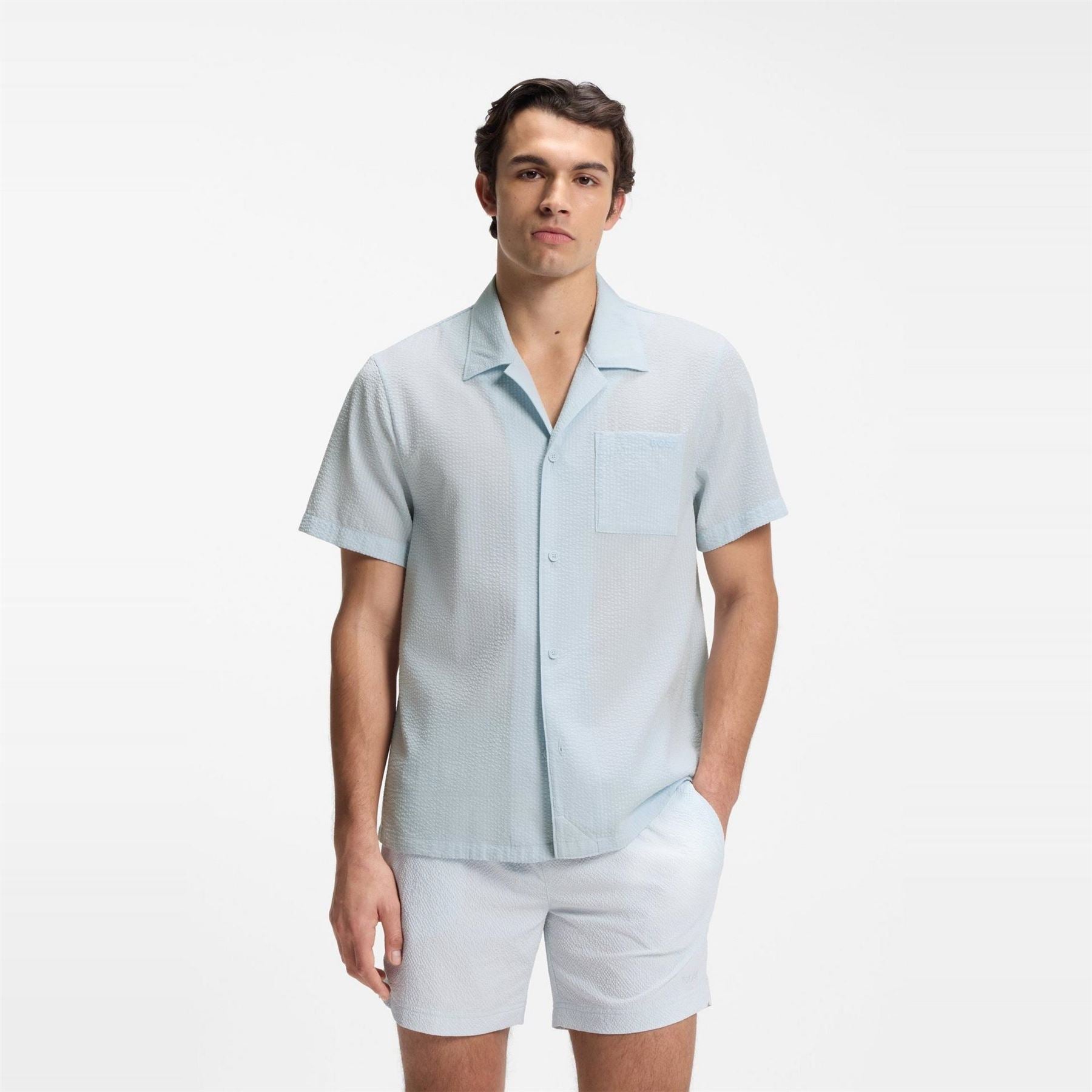 Boss Short Sleeve Plain Shirt