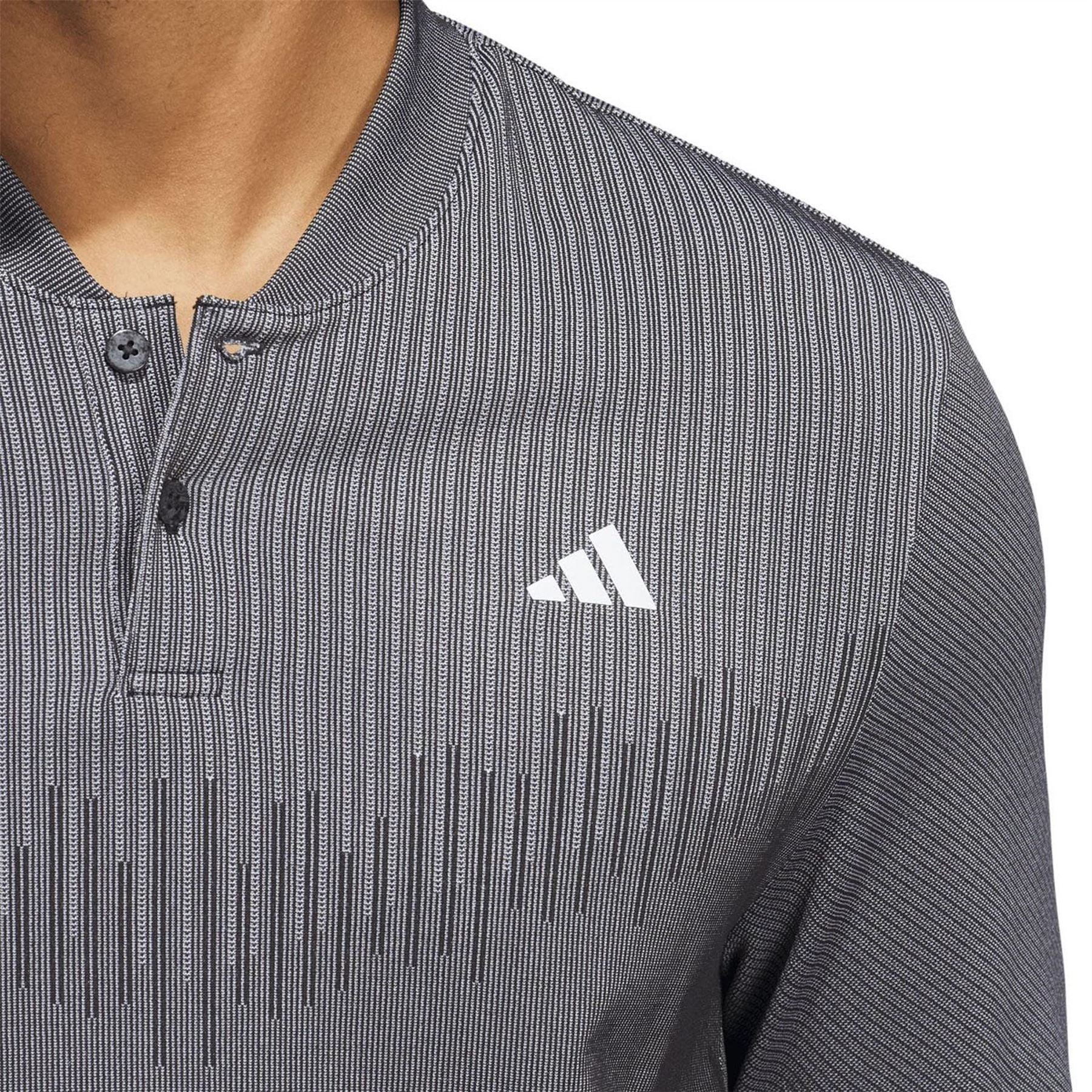 adidas Tour Primeknit Long Sleeve Polo Shirt