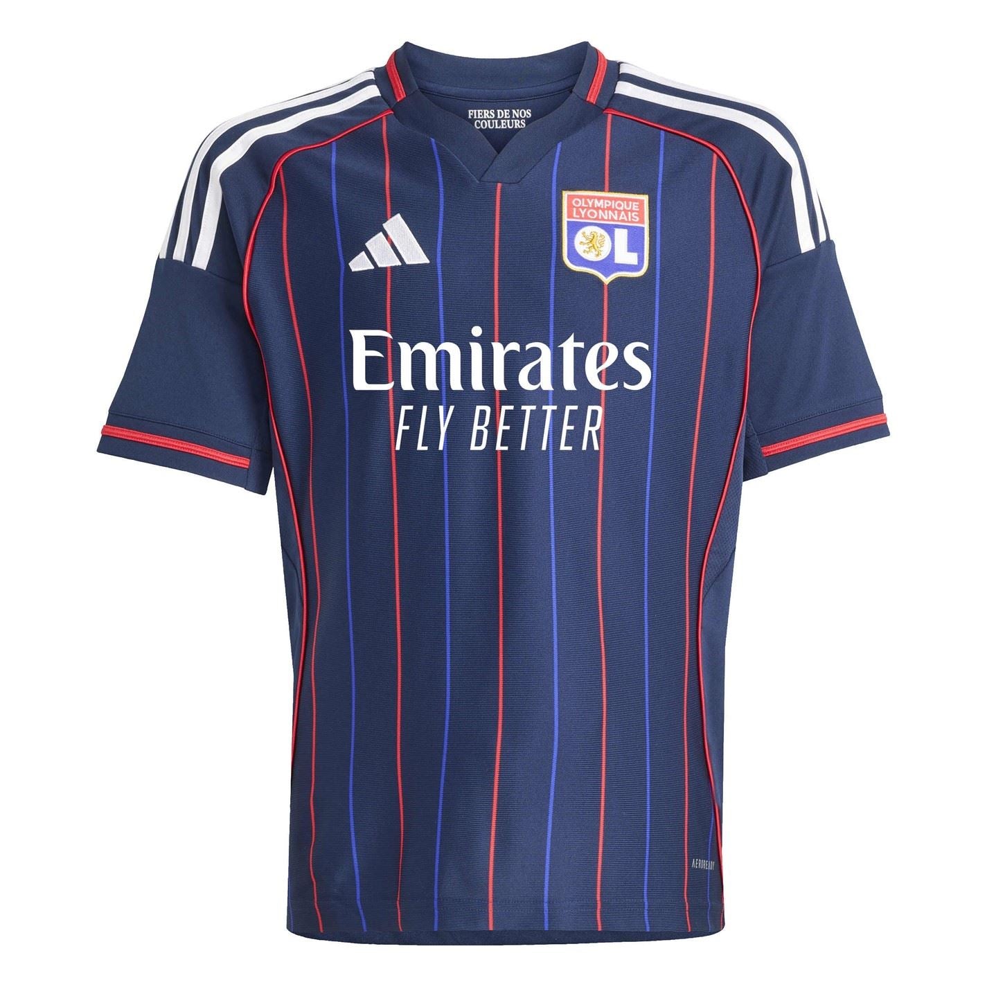 adidas Olympique Lyon Away Shirt 2025 2026 Juniors
