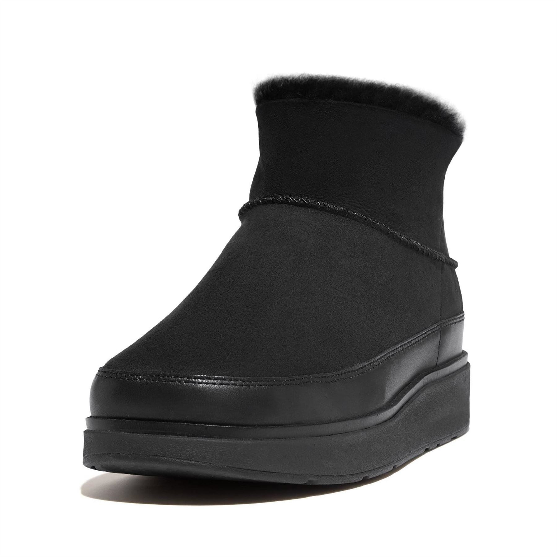 Fitflop Ff Ultra Mini Double Faced Shearling Boots
