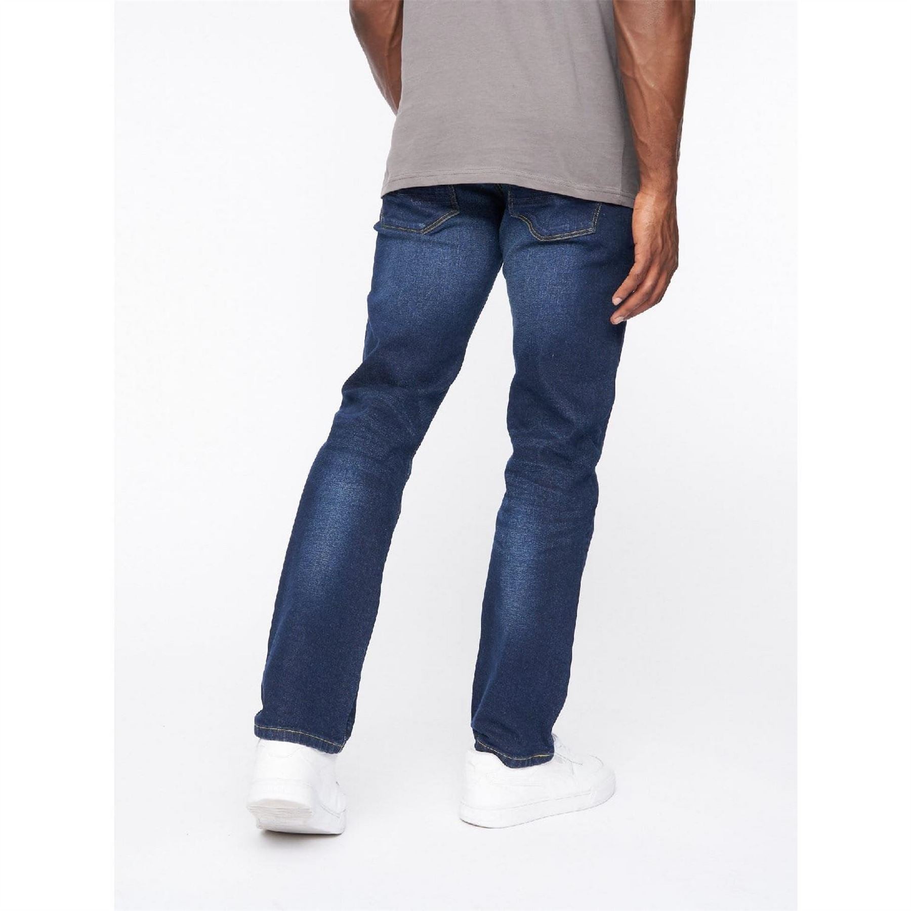 Crosshatch Straight Fit Jeans