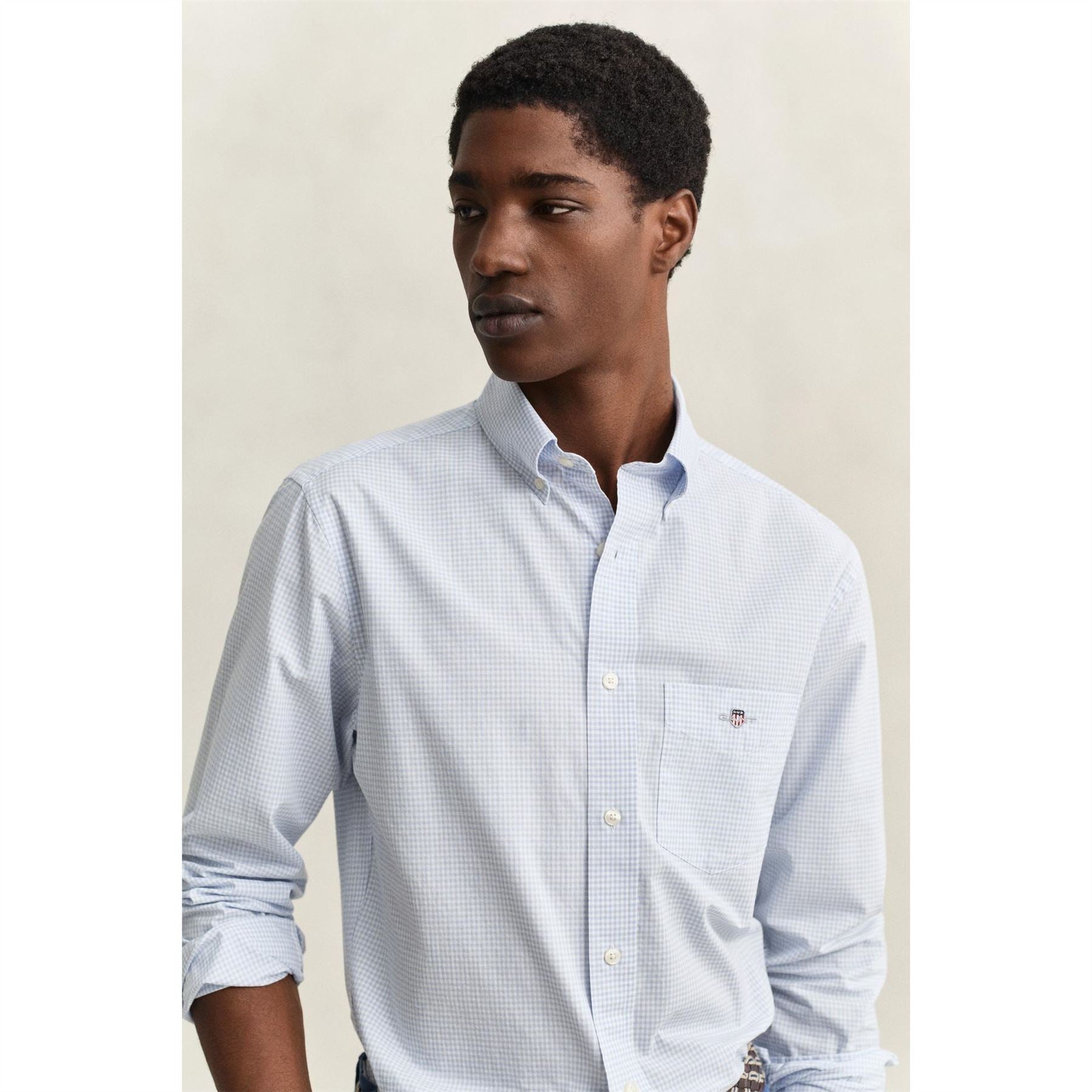 Gant Gingham Long Sleeve Button Down Collar Shirt