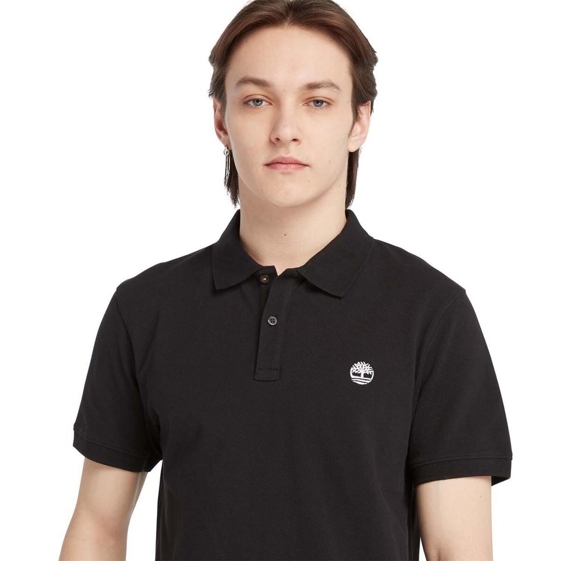 Timberland Oyster River Logo Short Sleeve Polo Shirt