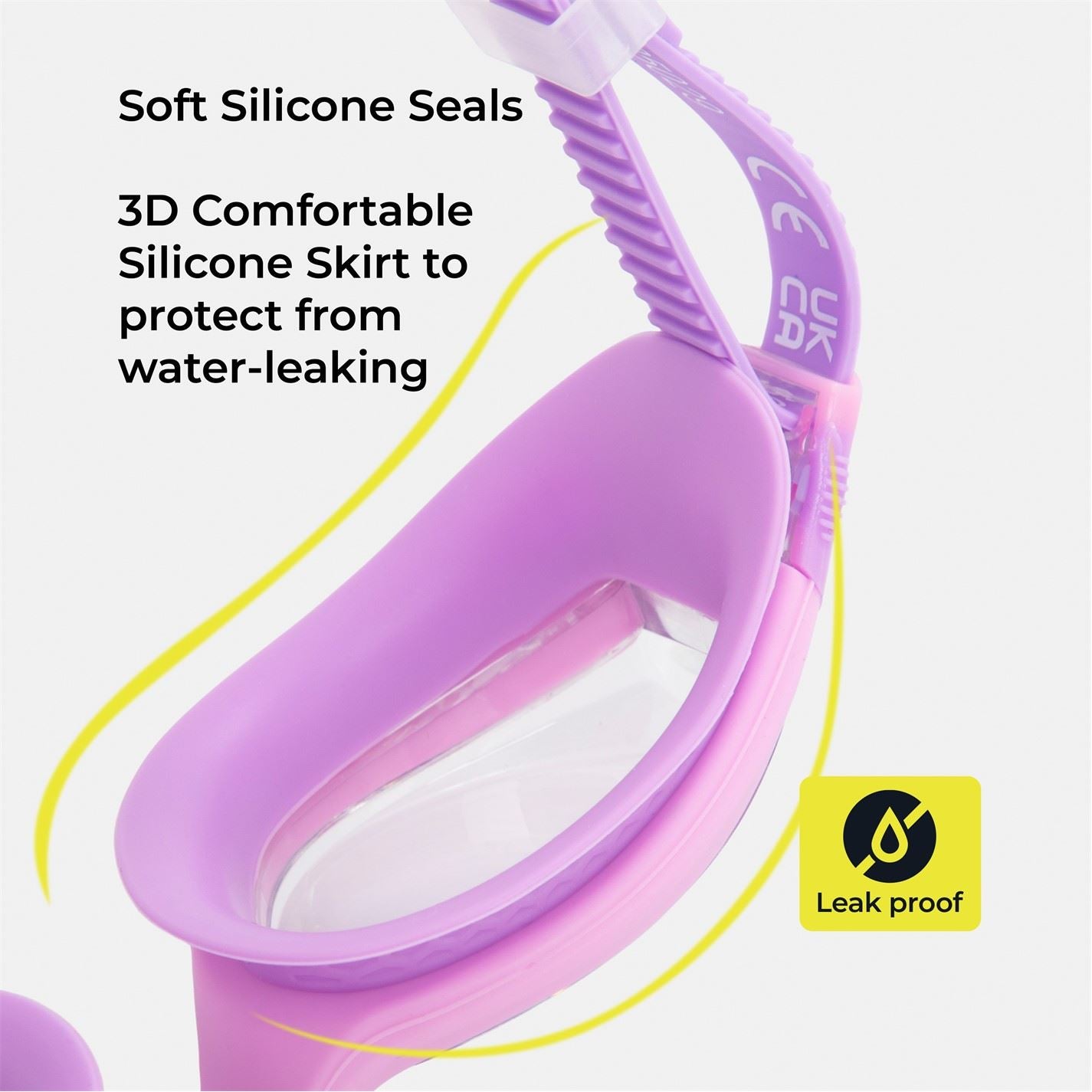 Slazenger Aero Swimming Goggles Adults