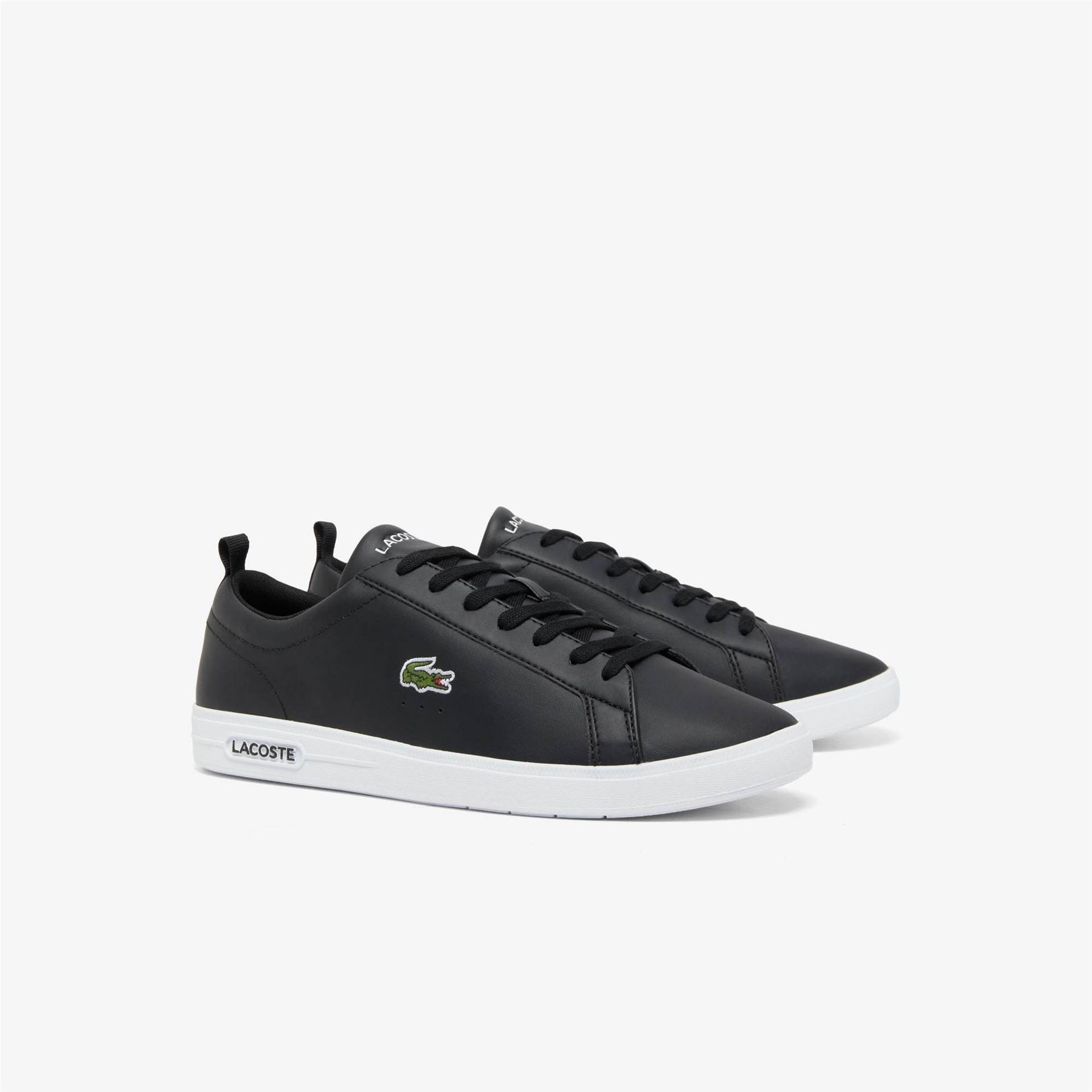 Lacoste Court Base Lace Up Low Top Trainers
