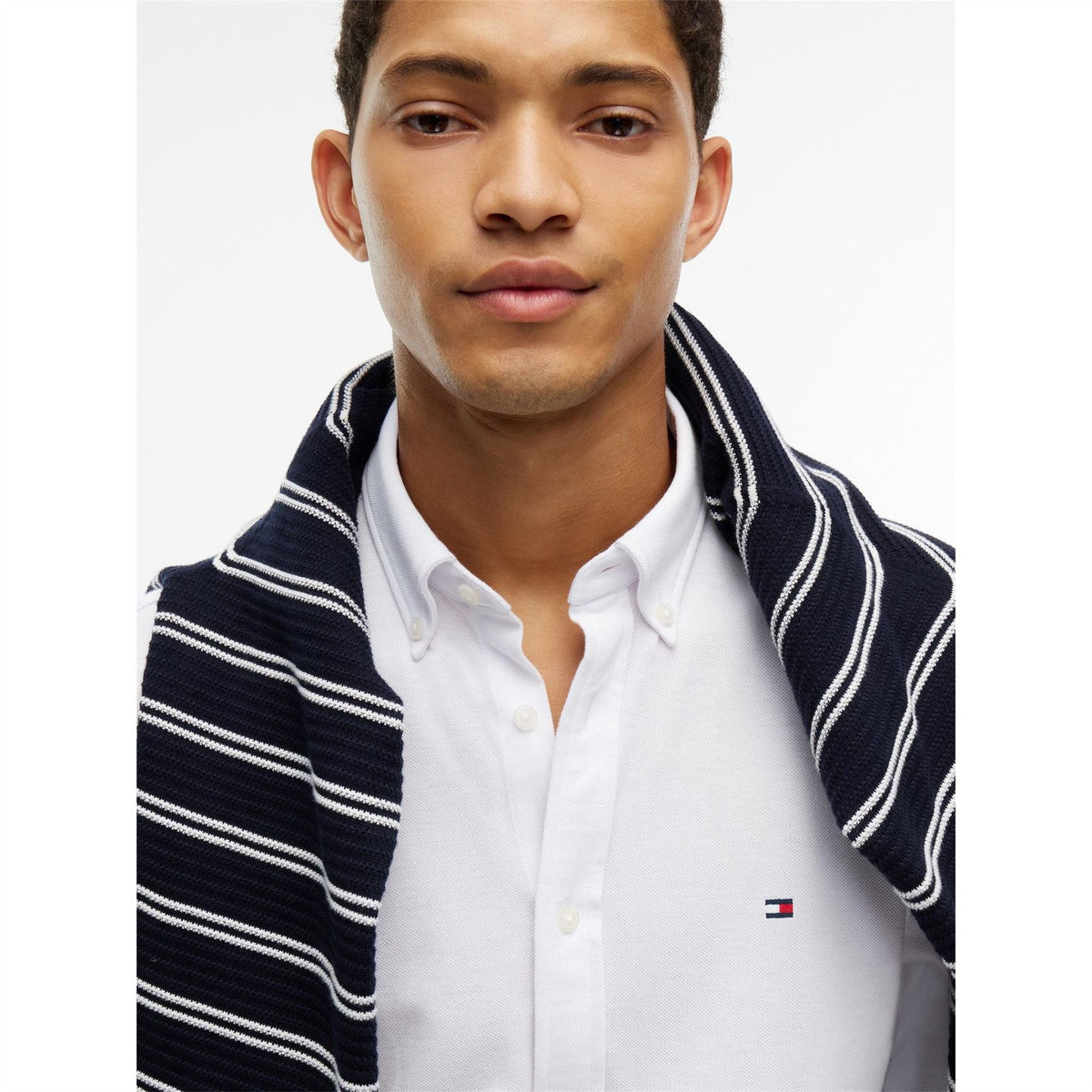 Tommy Hilfiger Cotton Knitted Long Sleeve Slim FiT-Shirt
