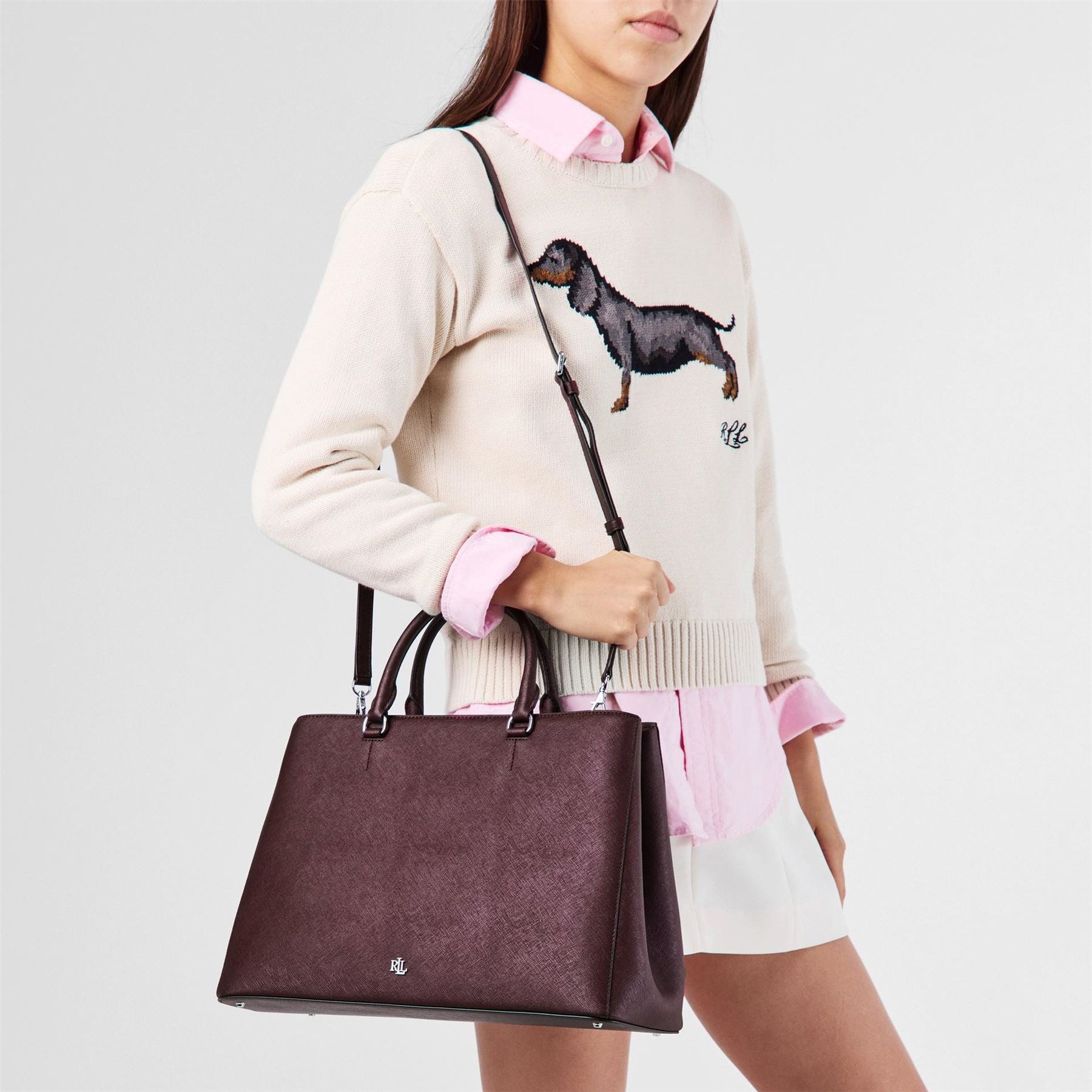 Lauren by Ralph Lauren Hannah Satchel Bag