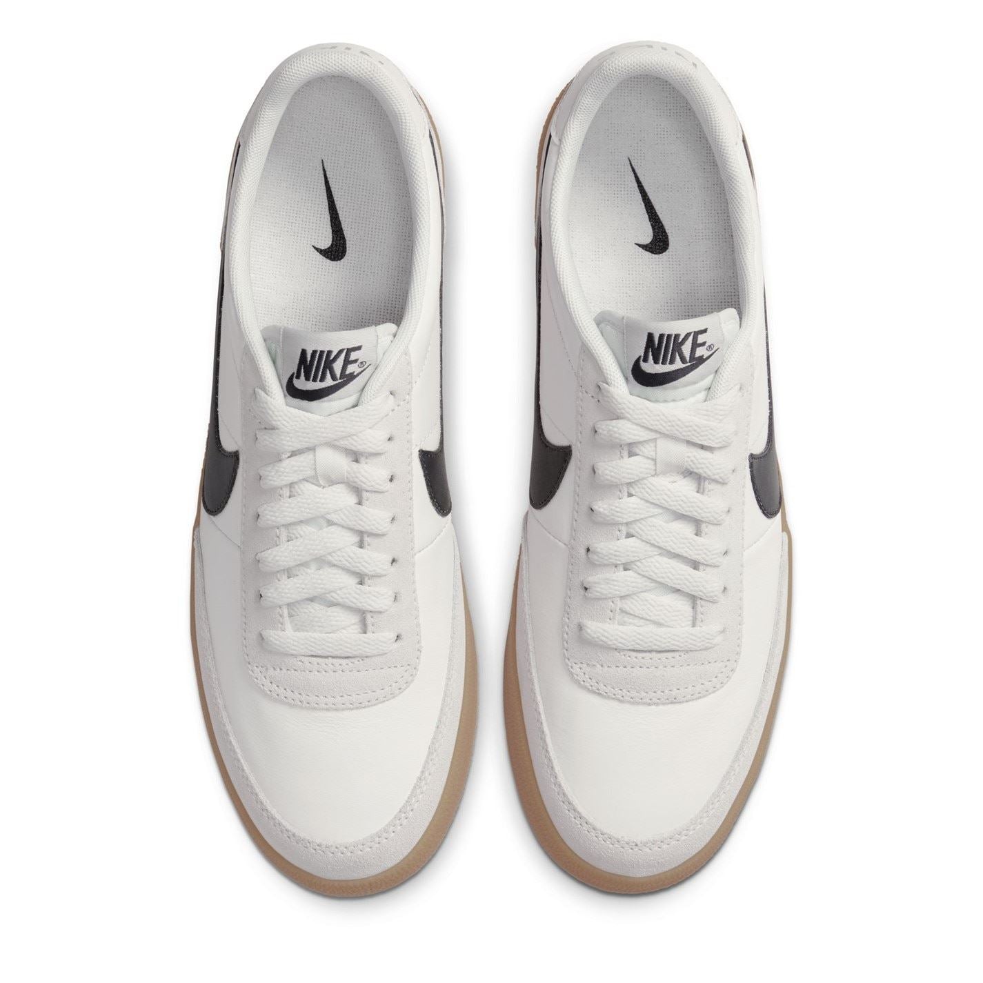 Nike Leather Low Top Flat Heel Sneakers