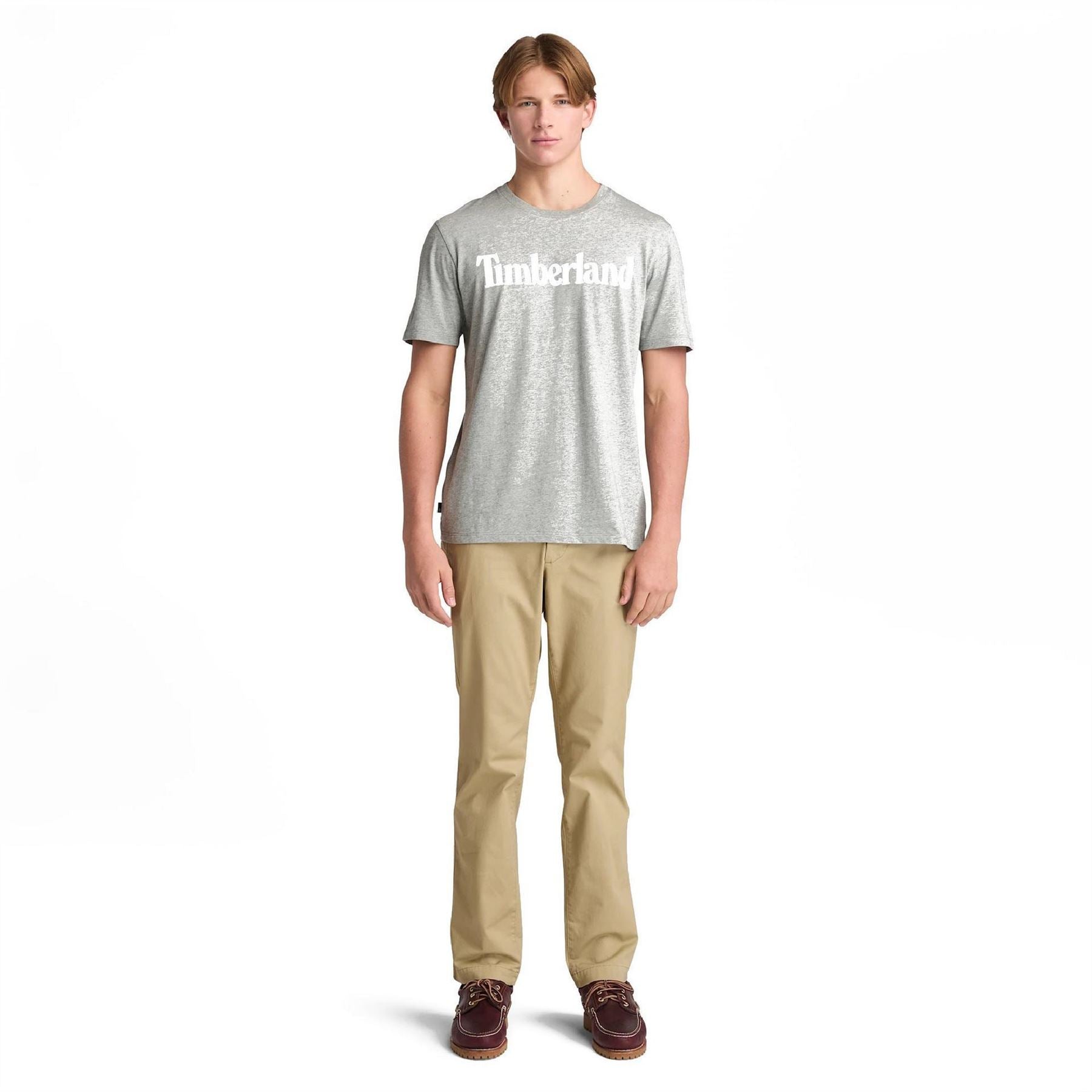 Timberland Northwood Wordmark Logo Cotton Short Sleeve T-Shirt