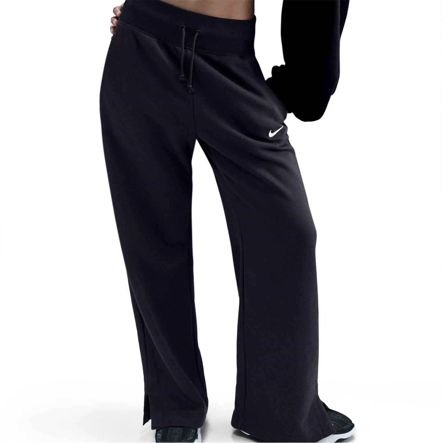 Nike Womens Sportswear Phoenix Fleece High Waisted Wide Leg Sweatpants