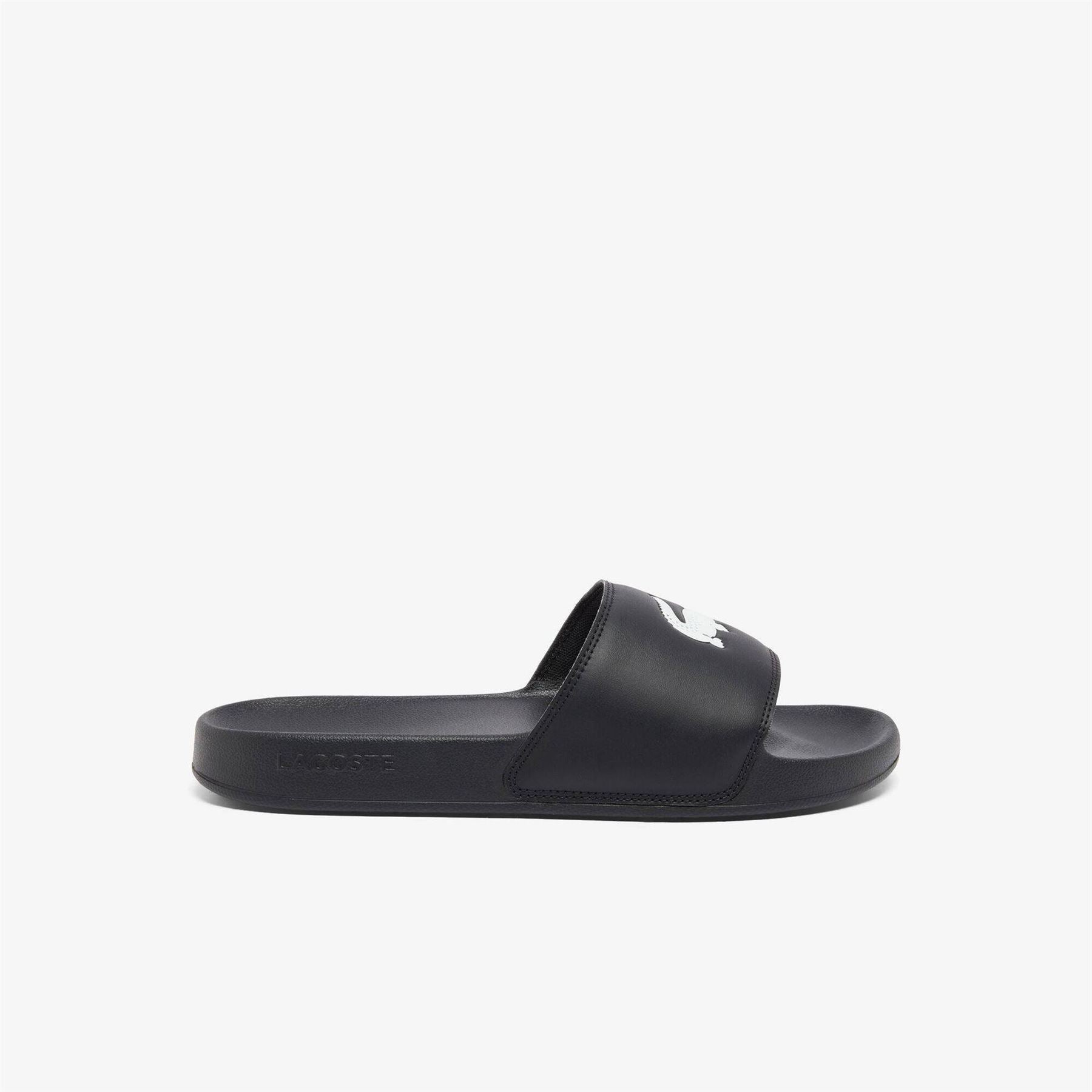 Lacoste Serve Crocodile Print Slide Mules