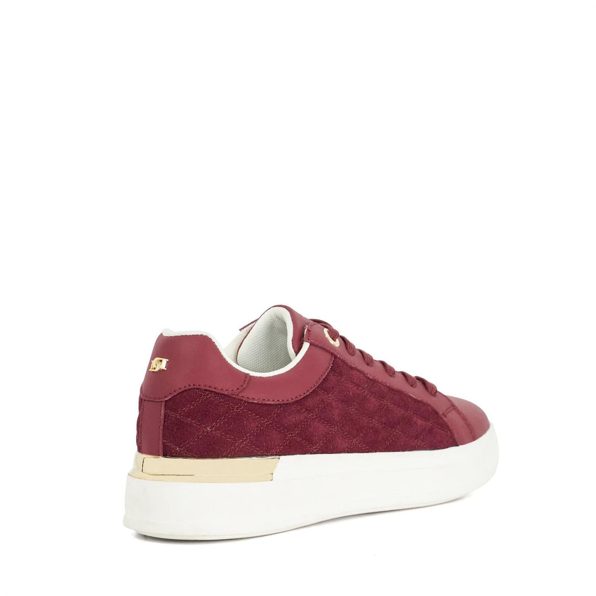 Dune London Elba Textured Lace-Up Platform Trainers