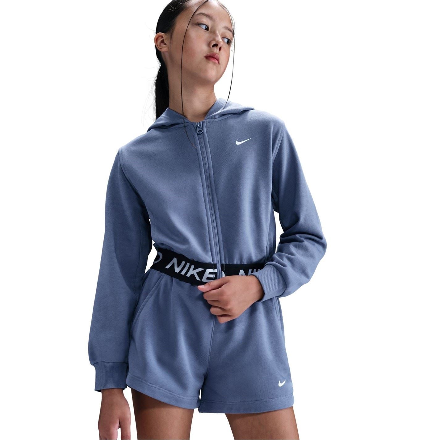 Nike Pro Dri Fit Full Zip Hoodie Juniors