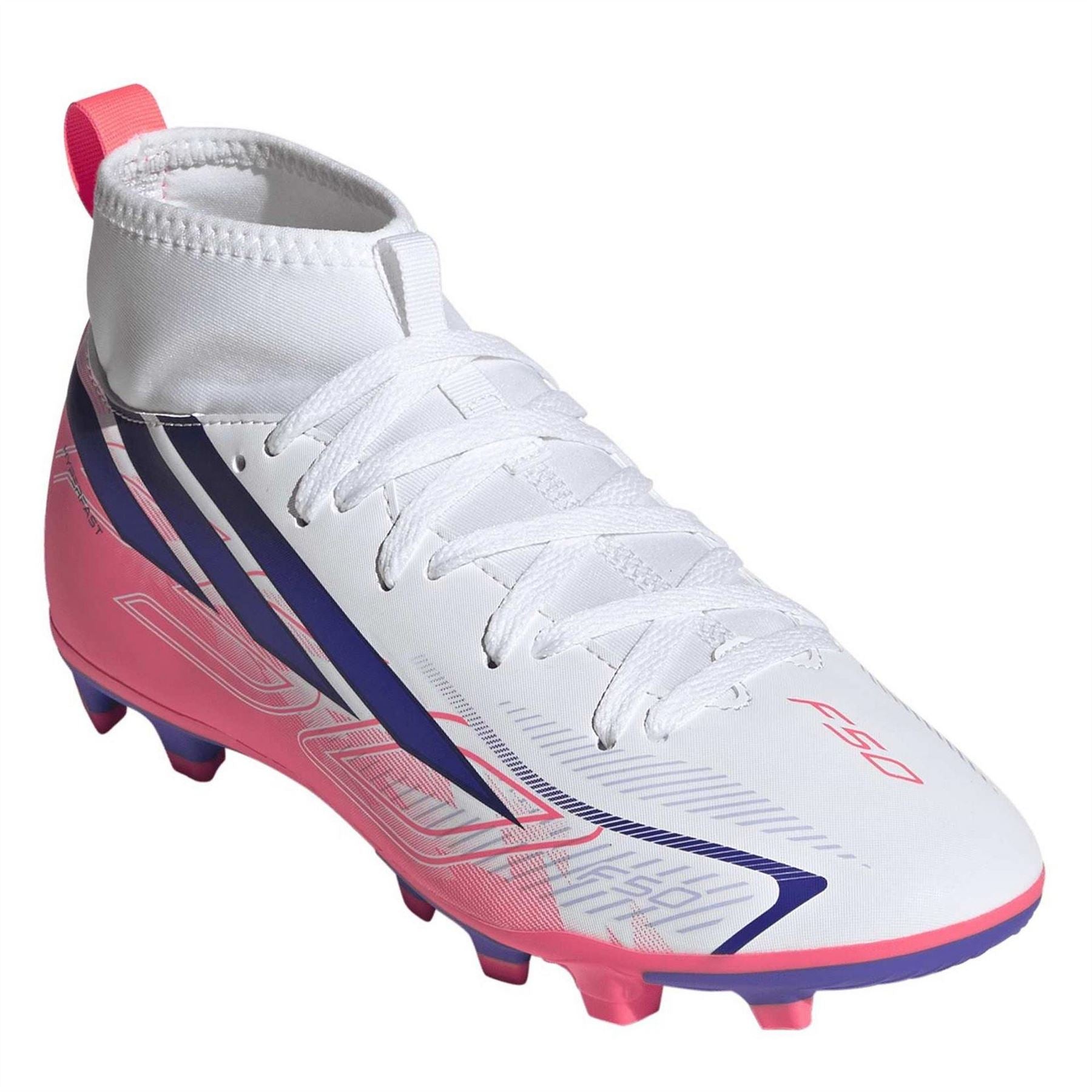 adidas Hyperfast Club Mid Firm Ground Football Boots Kids