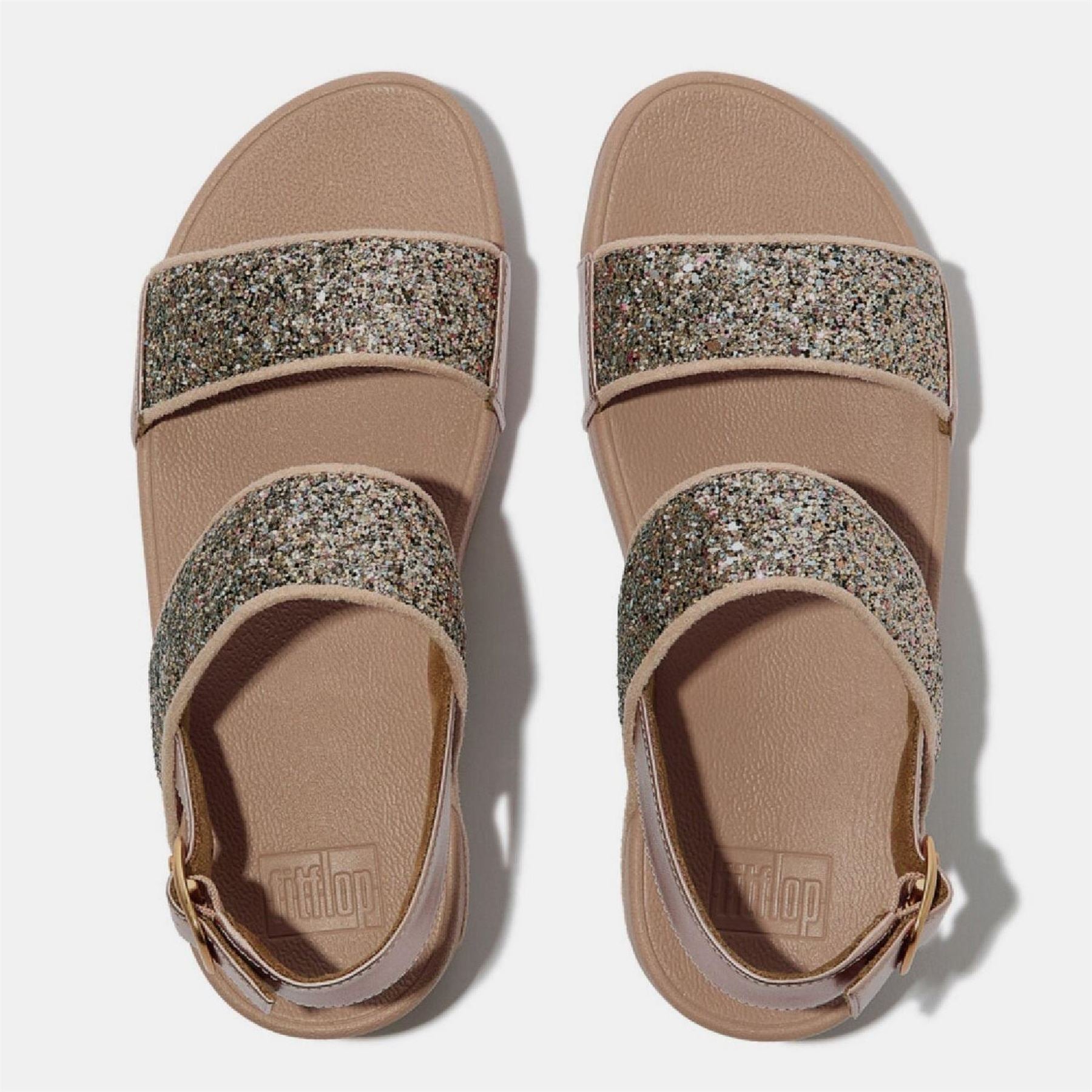 Fitflop Multi Tonal Giltter Back Strap Sandals