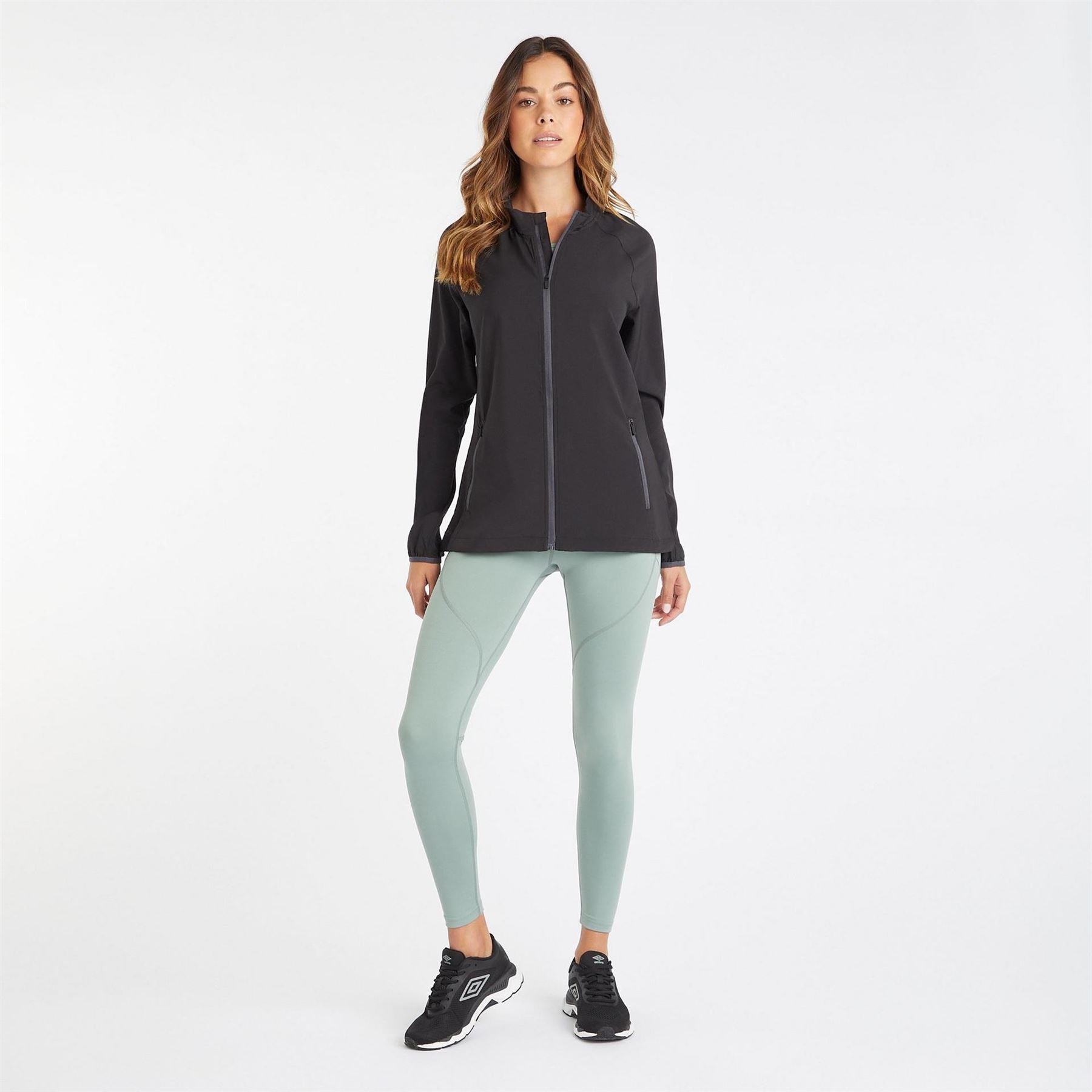 Umbro Cherry Coke Mock Neck Long Sleeve Athletic Jacket