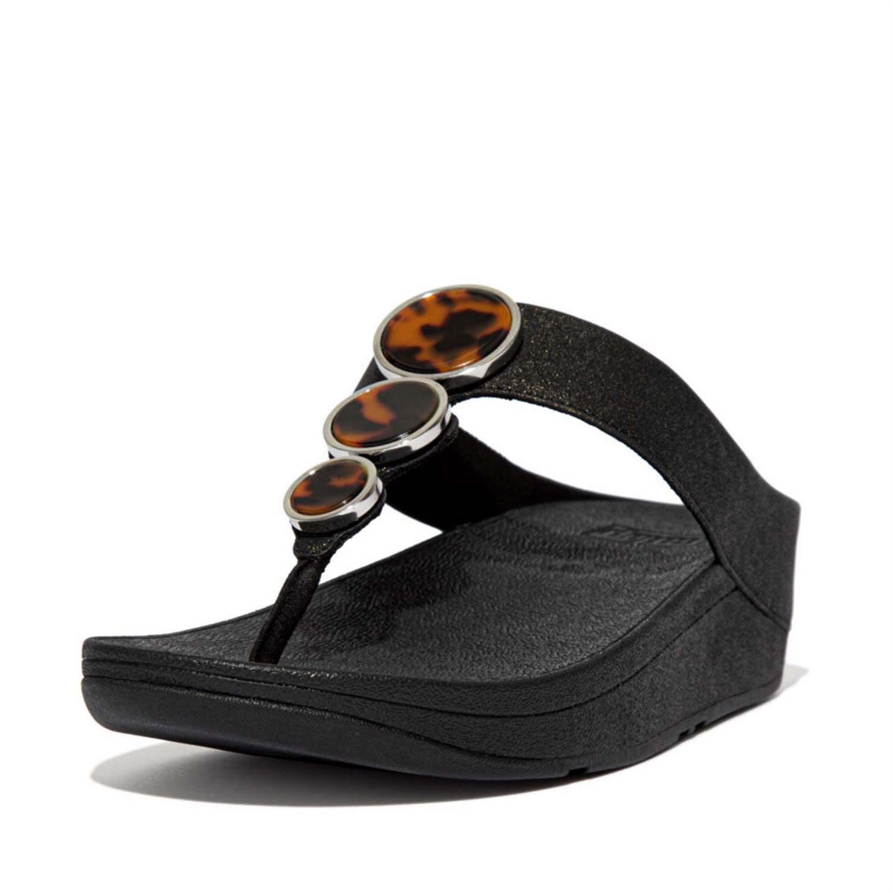 Fitflop Halo Shimmer Toe Post Sandals