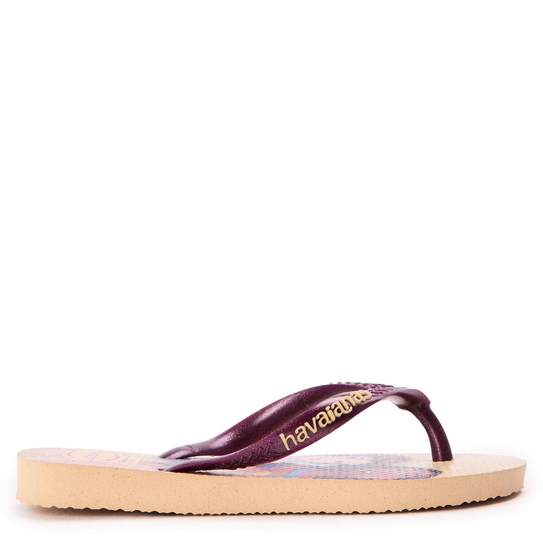 Havaianas Kids Slim Princess Golden Flip Flops