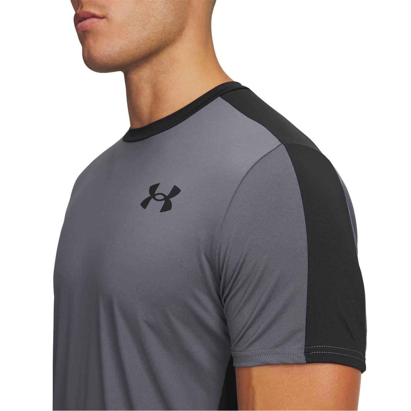 Under Armour Hg Wordmark Short Sleeve Performance Gym Top