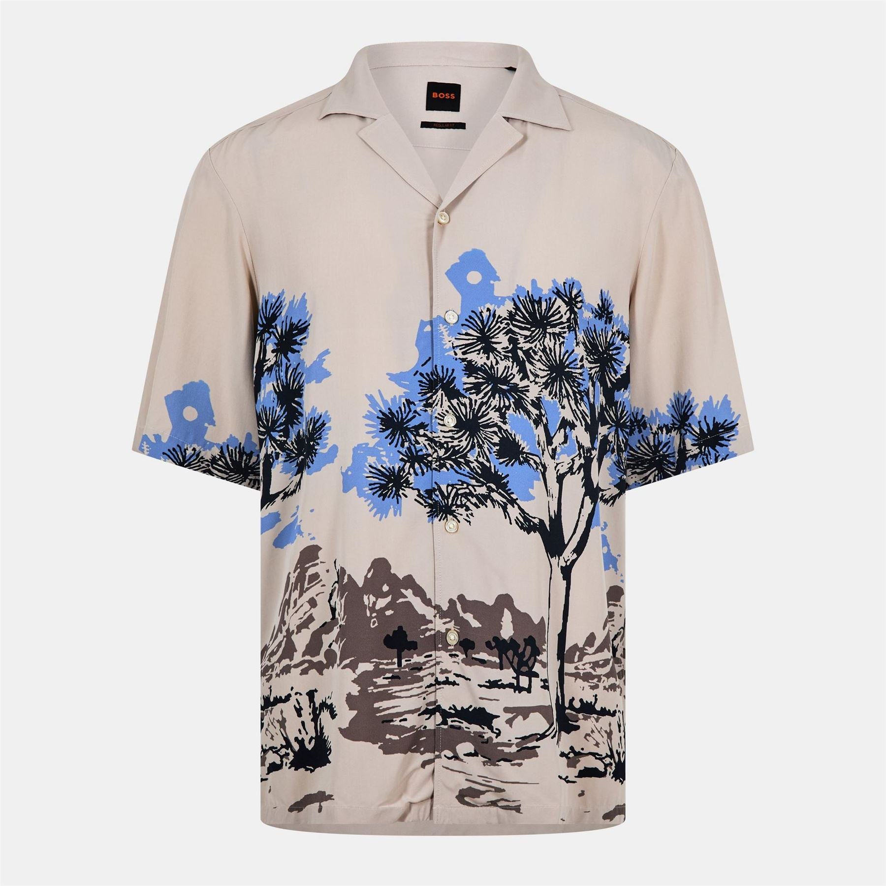 Boss Rayer M Patterned Short Sleeve Shirt