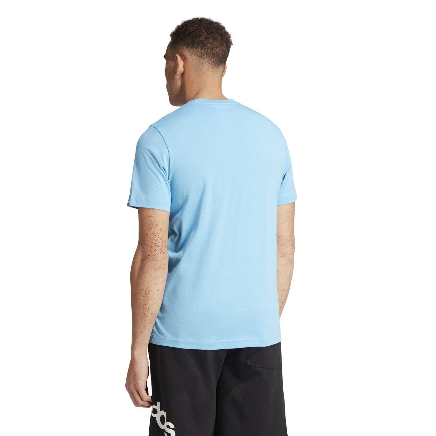 adidas Mens Essentials Single Jersey Logo T-Shirt
