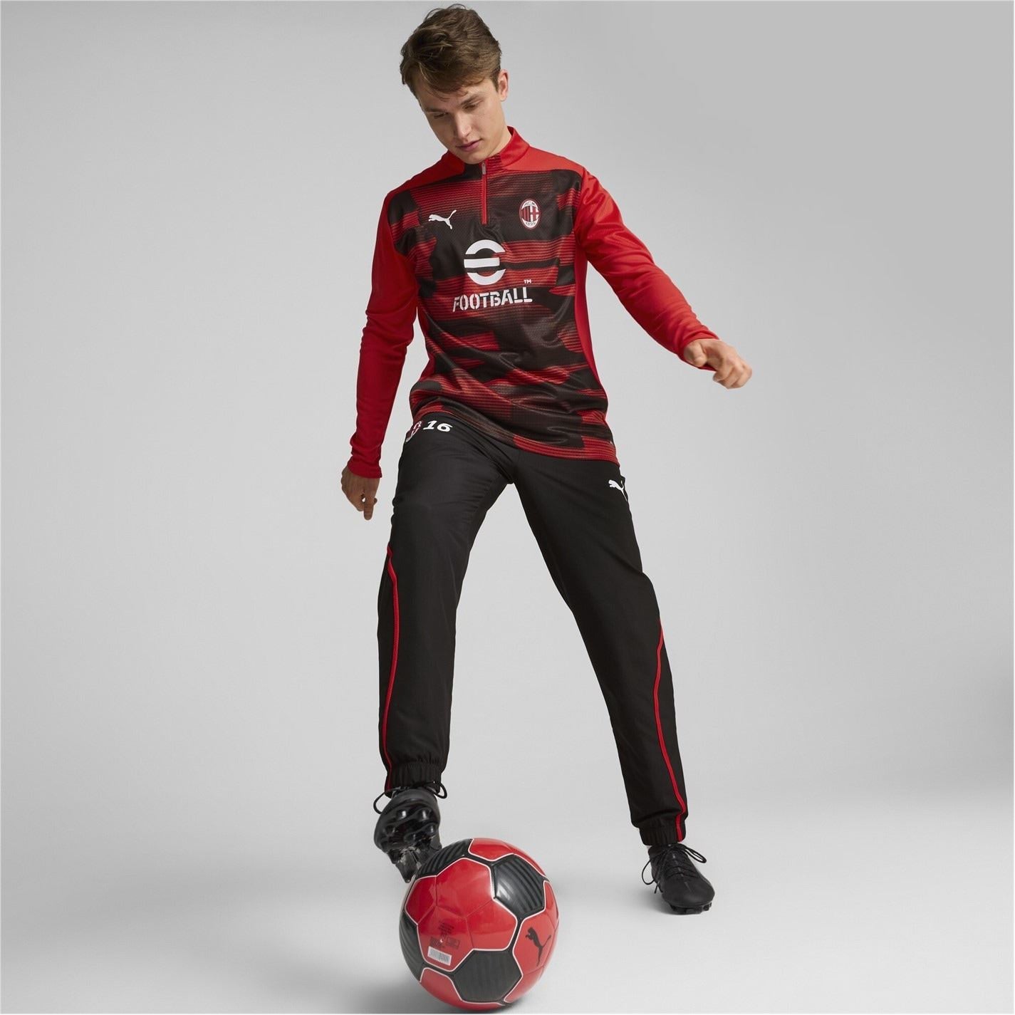 Puma Ac Milan Pre Match Drill Top 2024 2025 Adults