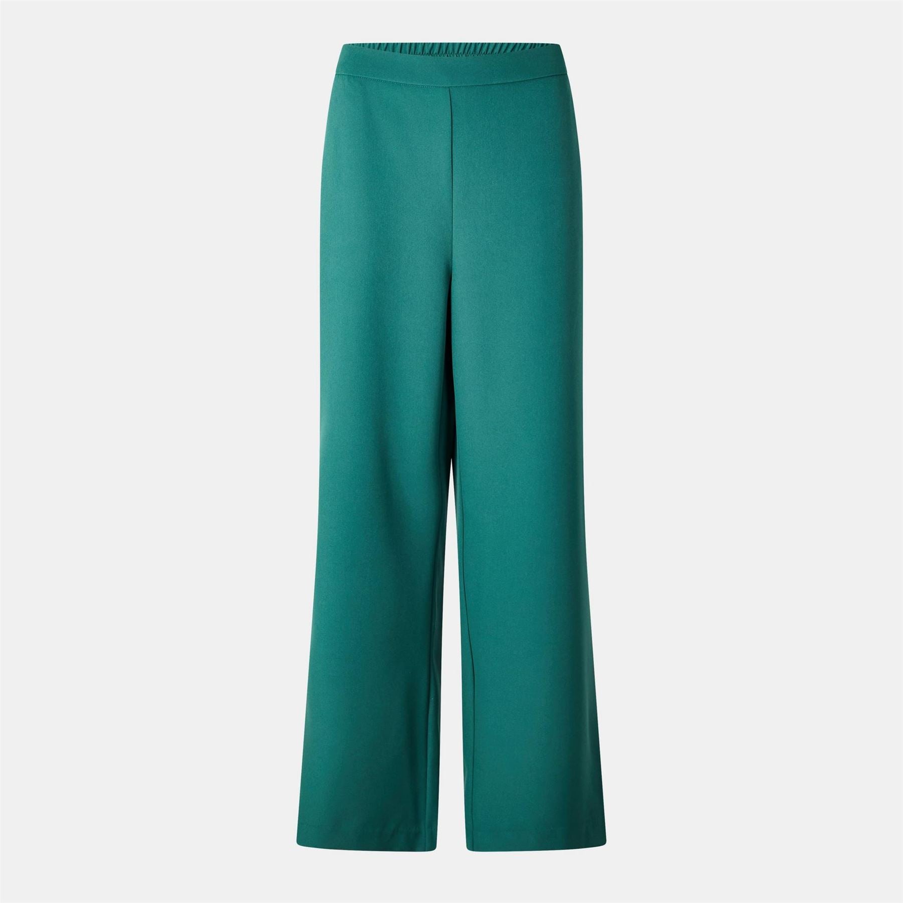 Pieces Solid Wide Leg Trousers