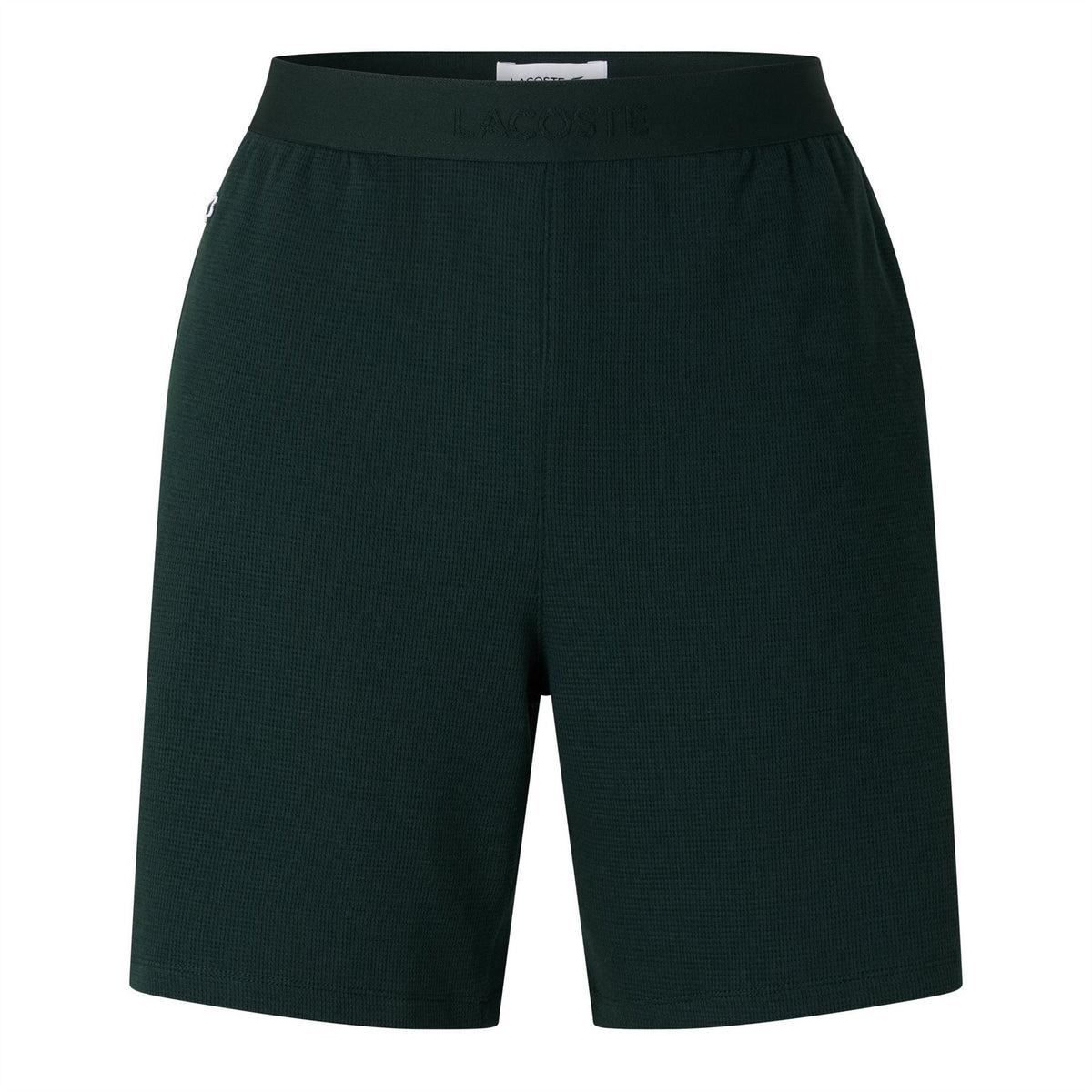 Lacoste Waffle Bermuda Shorts with Elasticated Waistband